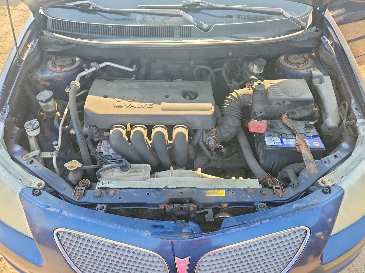 2007 Pontiac Vibe Blue vin: 5Y2SL65897Z437969