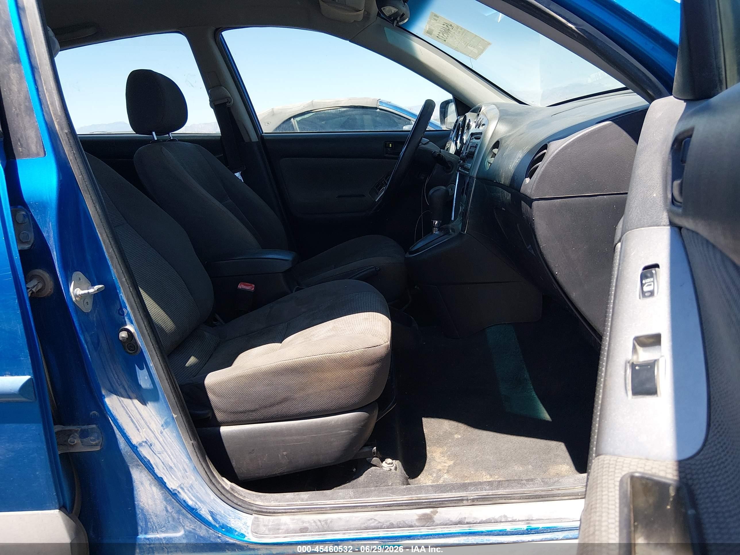2008 Pontiac Vibe   Light Blue vin: 5Y2SL65898Z404438