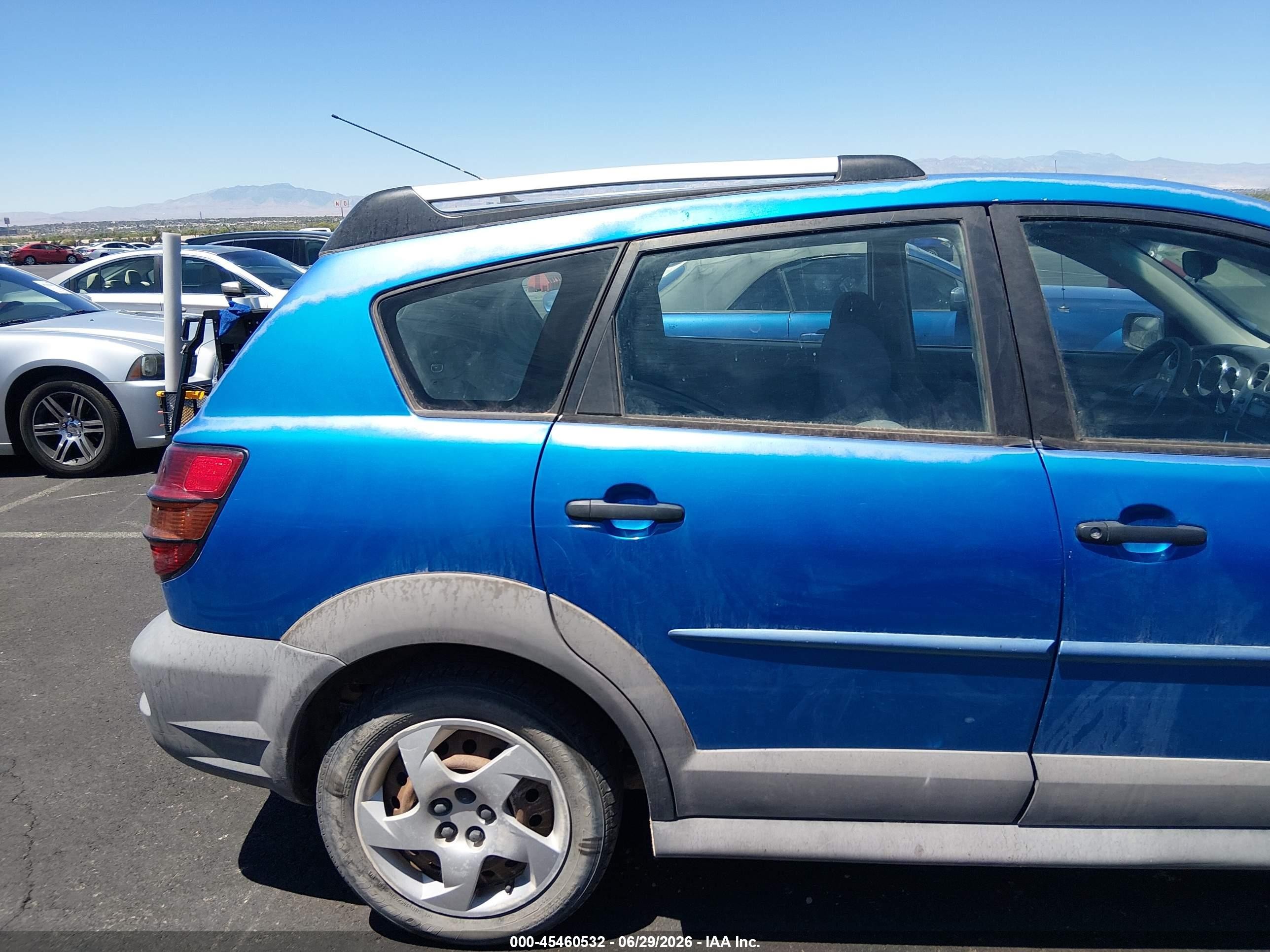 2008 Pontiac Vibe   Light Blue vin: 5Y2SL65898Z404438