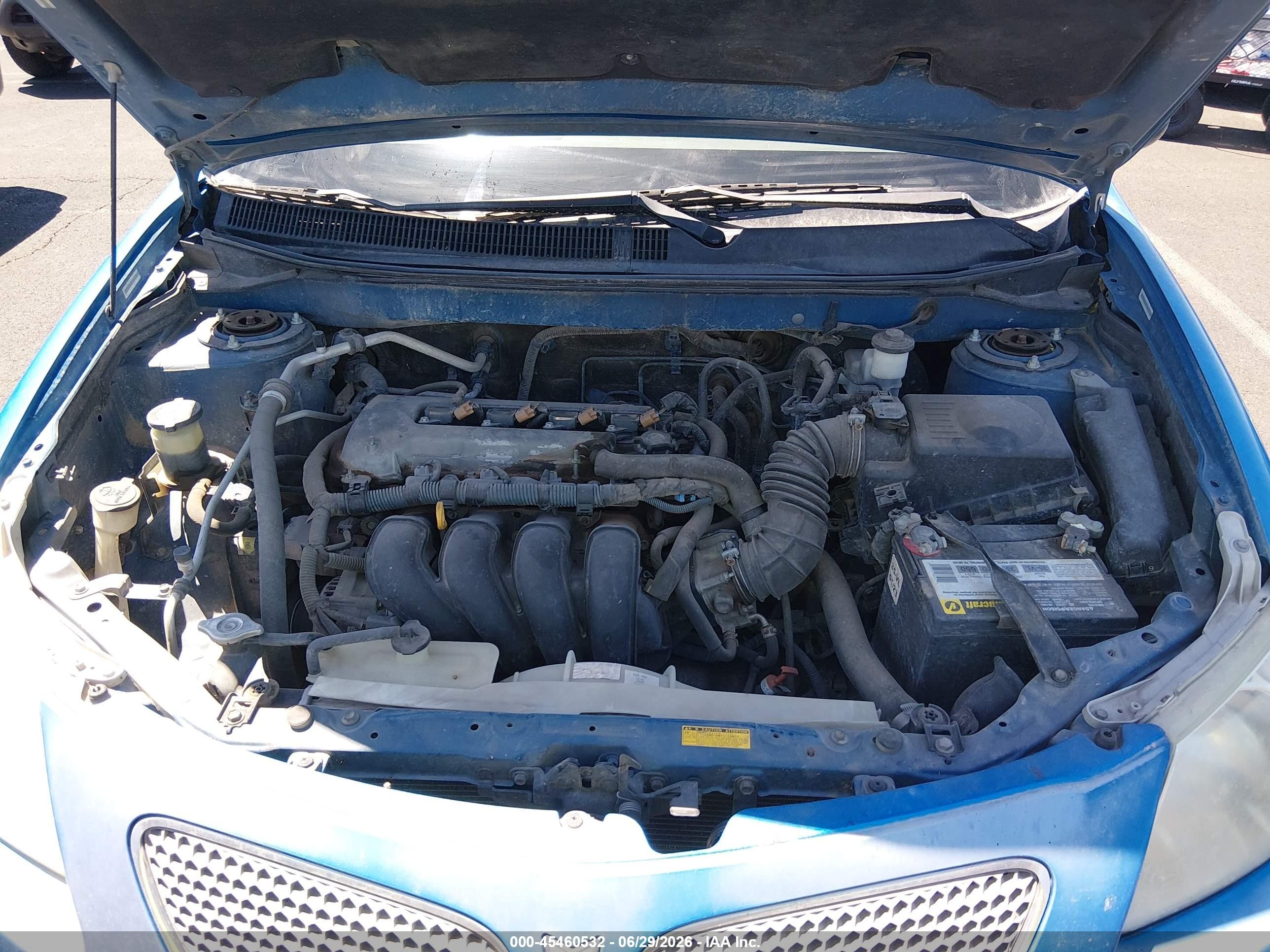 2008 Pontiac Vibe   Light Blue vin: 5Y2SL65898Z404438