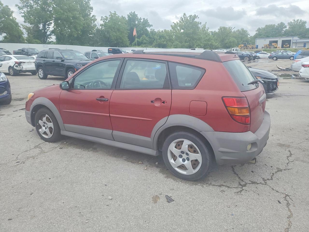 2006 Pontiac Vibe Burgundy vin: 5Y2SL658X6Z408186