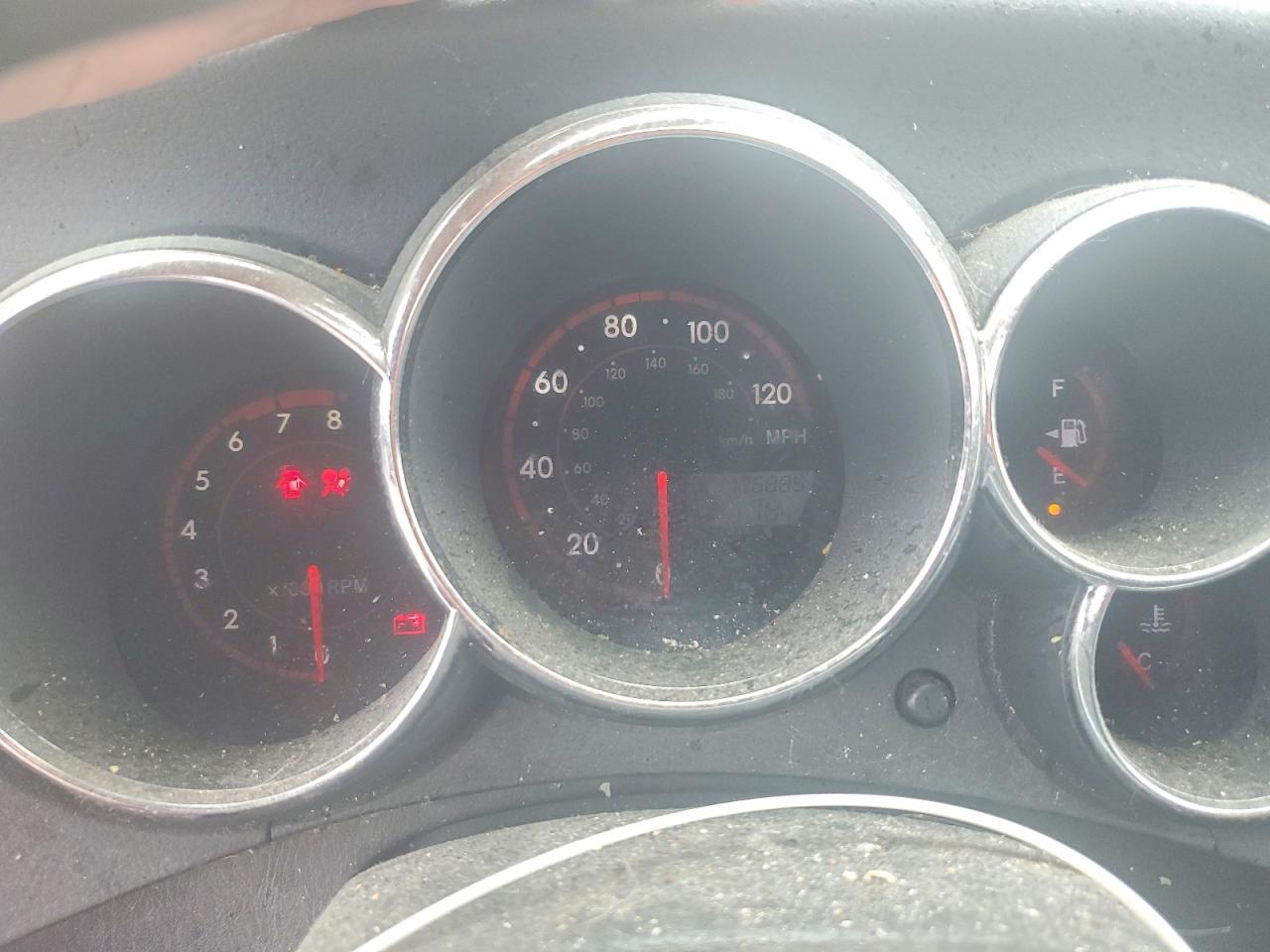 2006 Pontiac Vibe Burgundy vin: 5Y2SL658X6Z408186