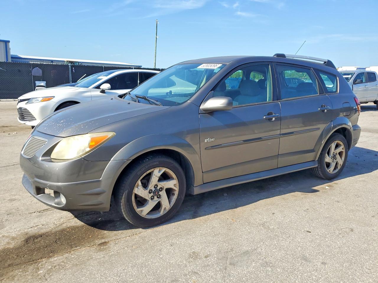 2007 Pontiac Vibe Gray vin: 5Y2SL658X7Z405337