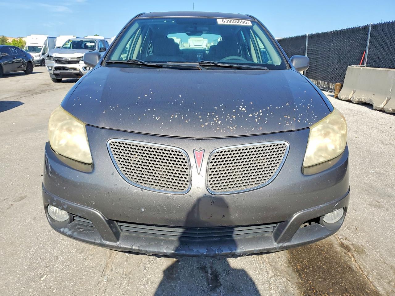 2007 Pontiac Vibe Gray vin: 5Y2SL658X7Z405337
