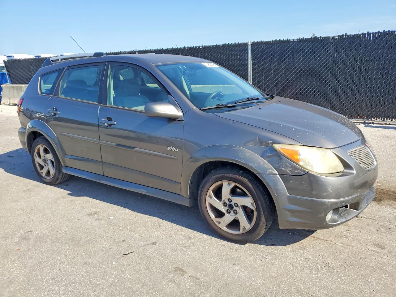 2007 Pontiac Vibe Gray vin: 5Y2SL658X7Z405337