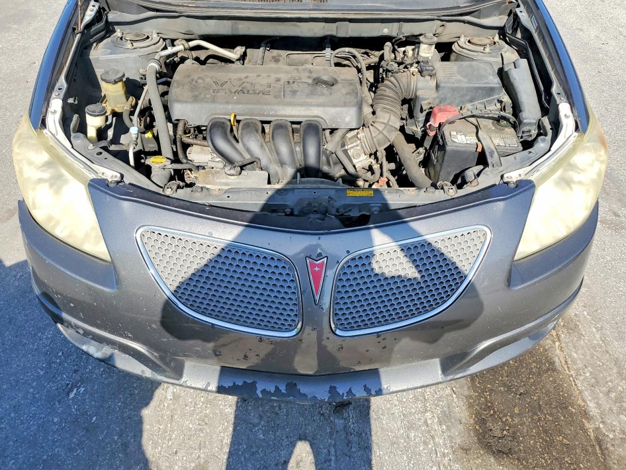 2007 Pontiac Vibe Gray vin: 5Y2SL658X7Z405337