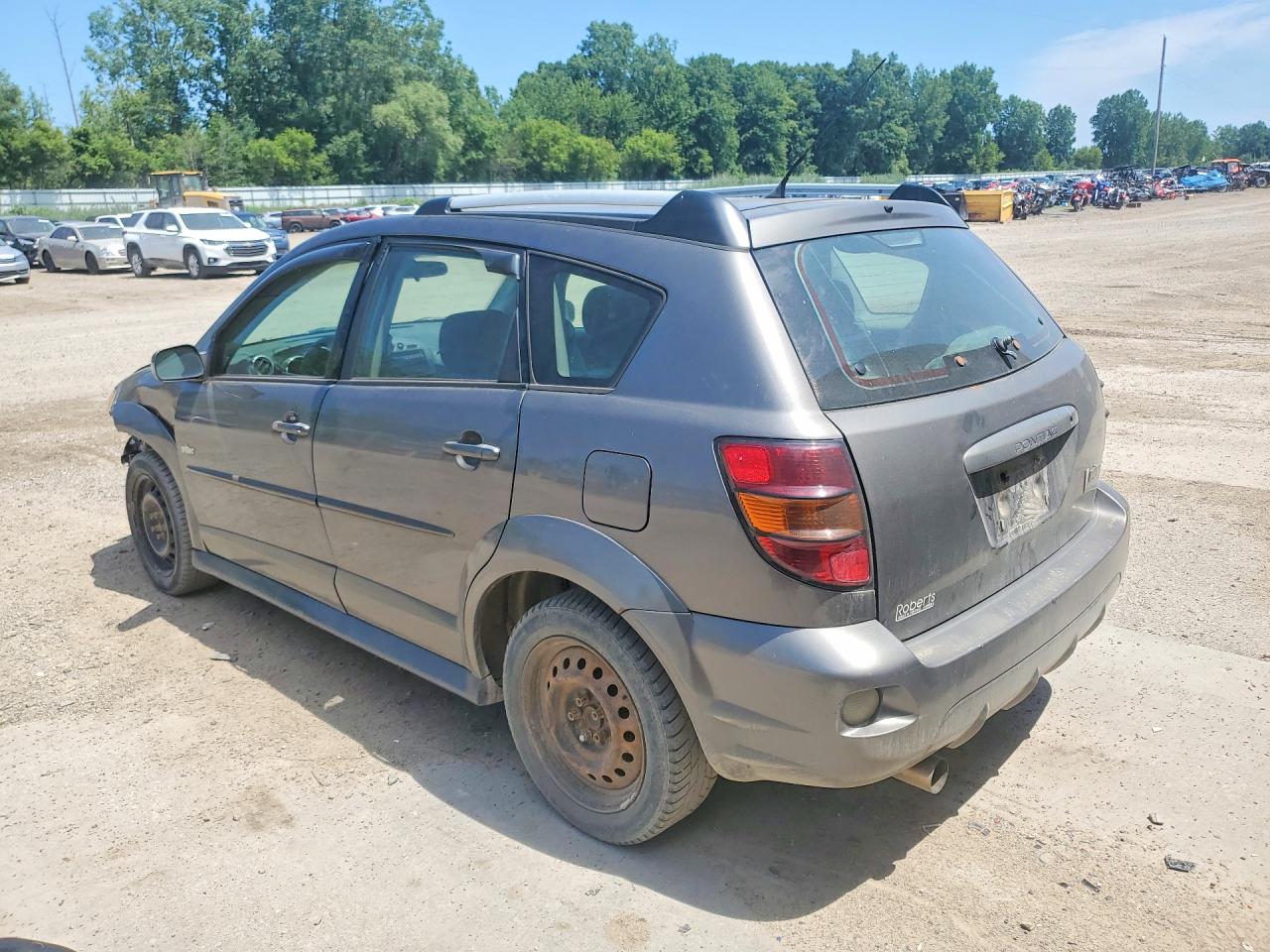 2007 Pontiac Vibe Gray vin: 5Y2SL658X7Z414331
