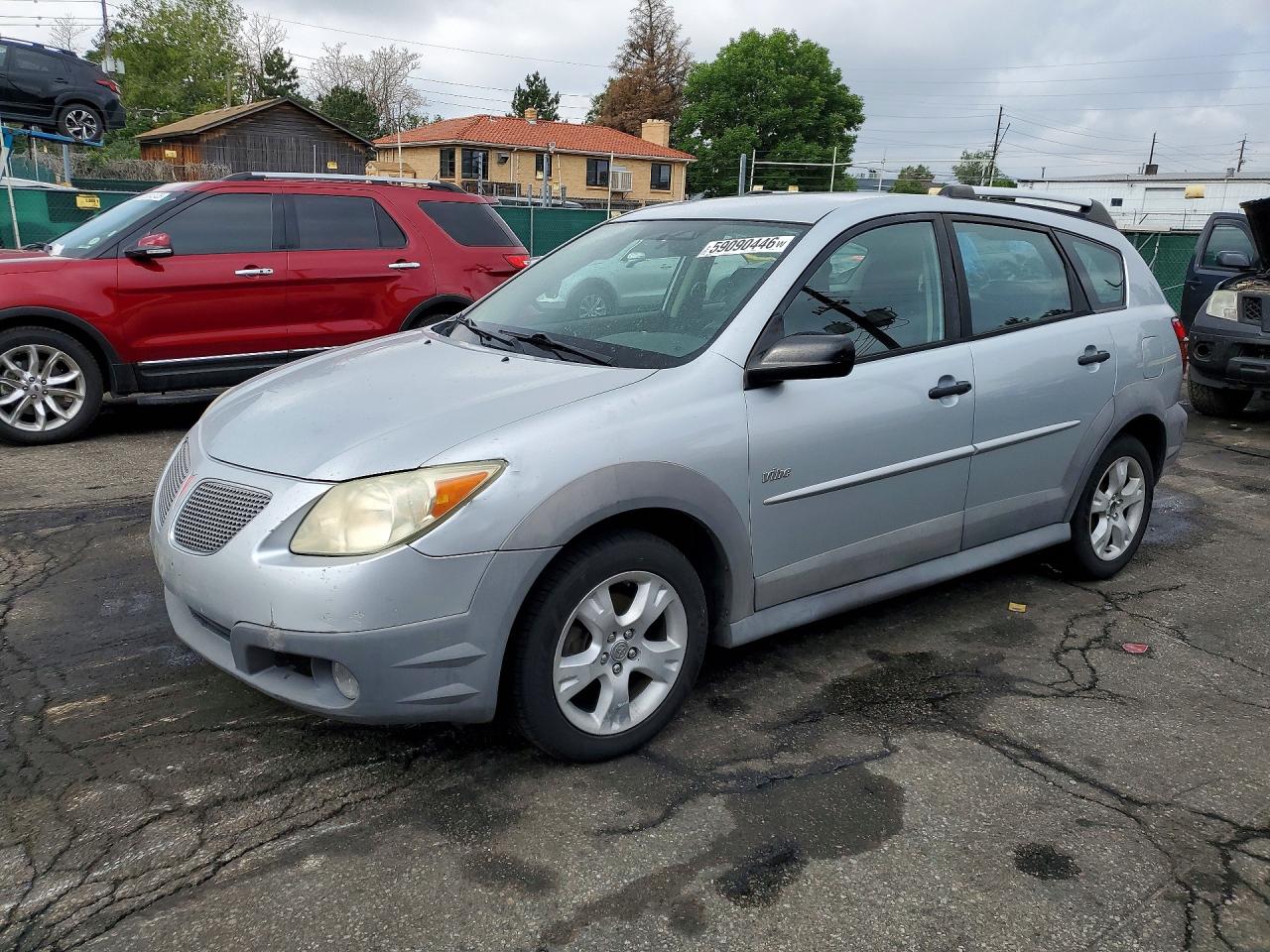 2008 Pontiac Vibe Silver vin: 5Y2SL658X8Z404173