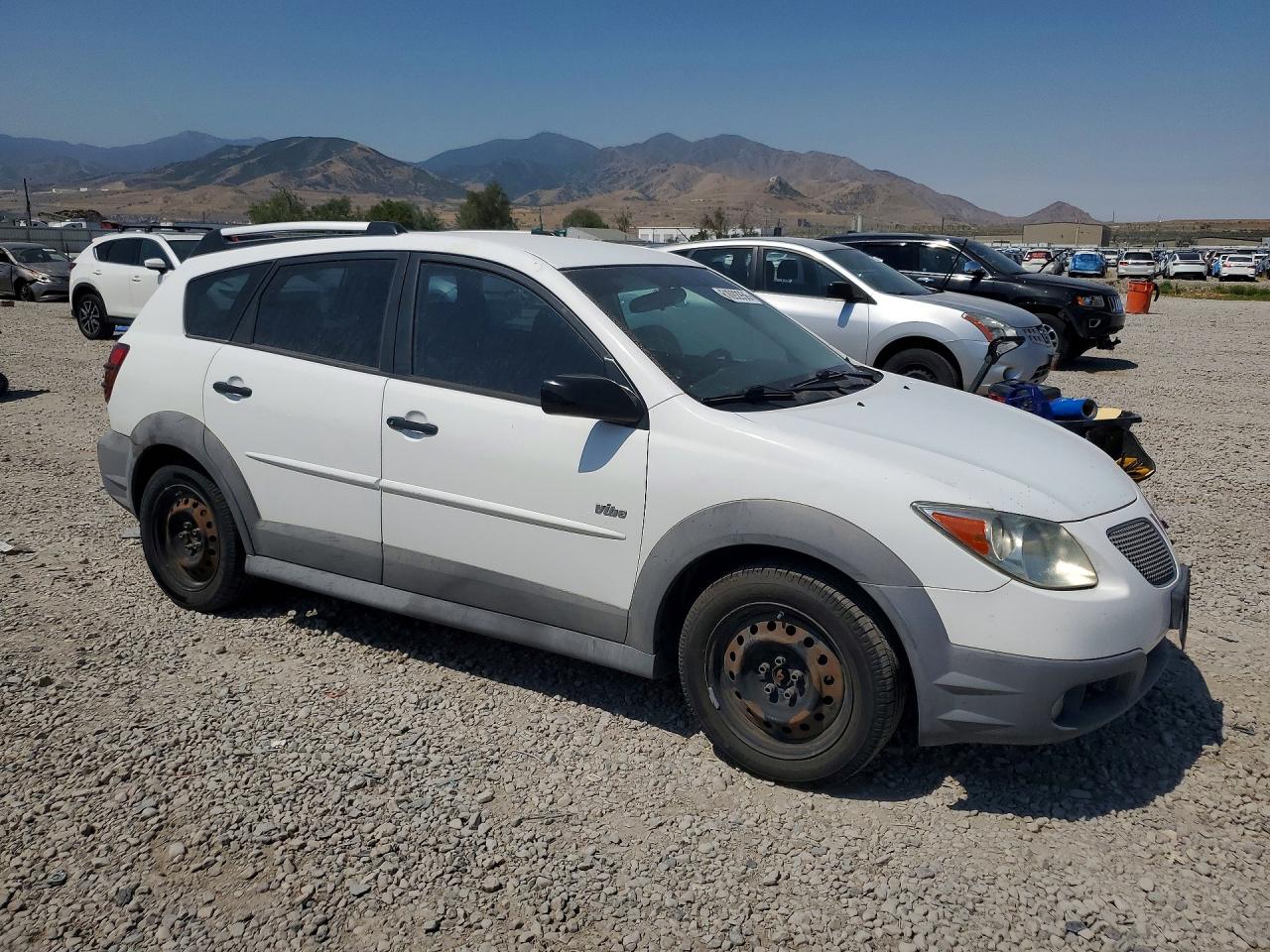 2008 Pontiac Vibe White vin: 5Y2SL658X8Z419014