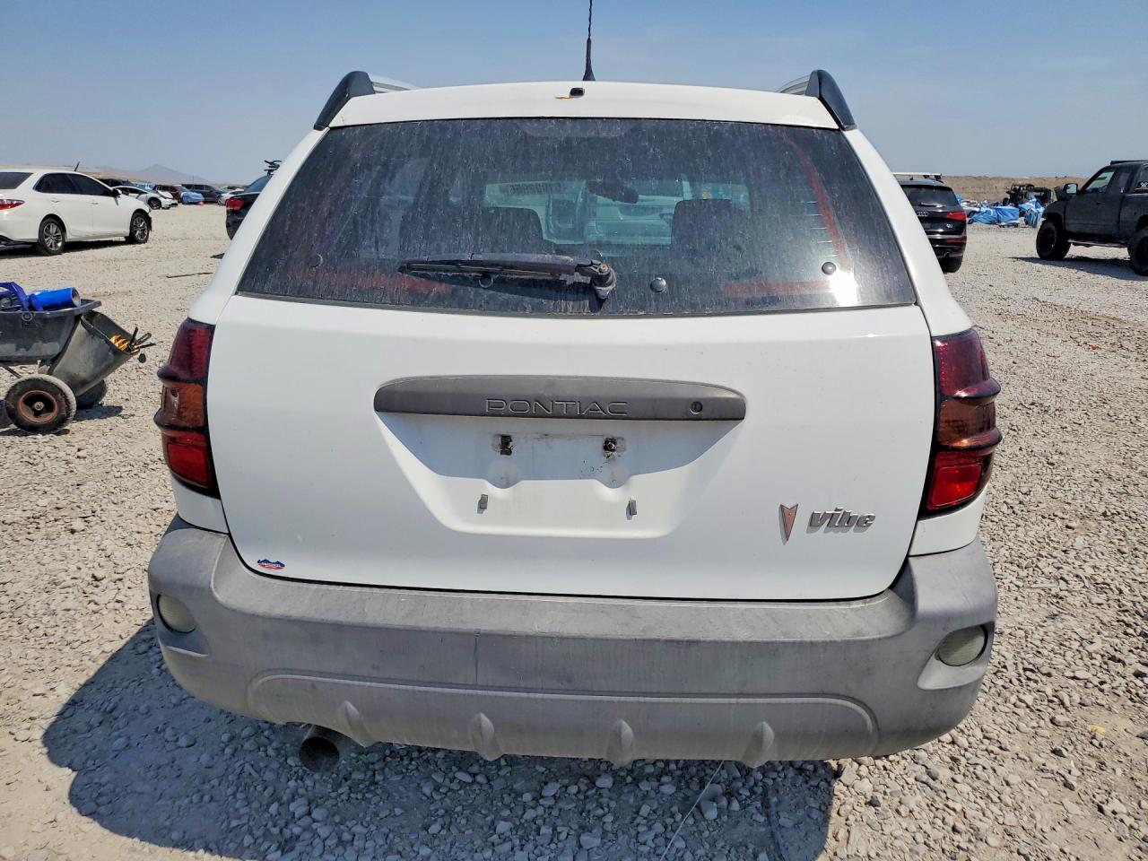 2008 Pontiac Vibe White vin: 5Y2SL658X8Z419014
