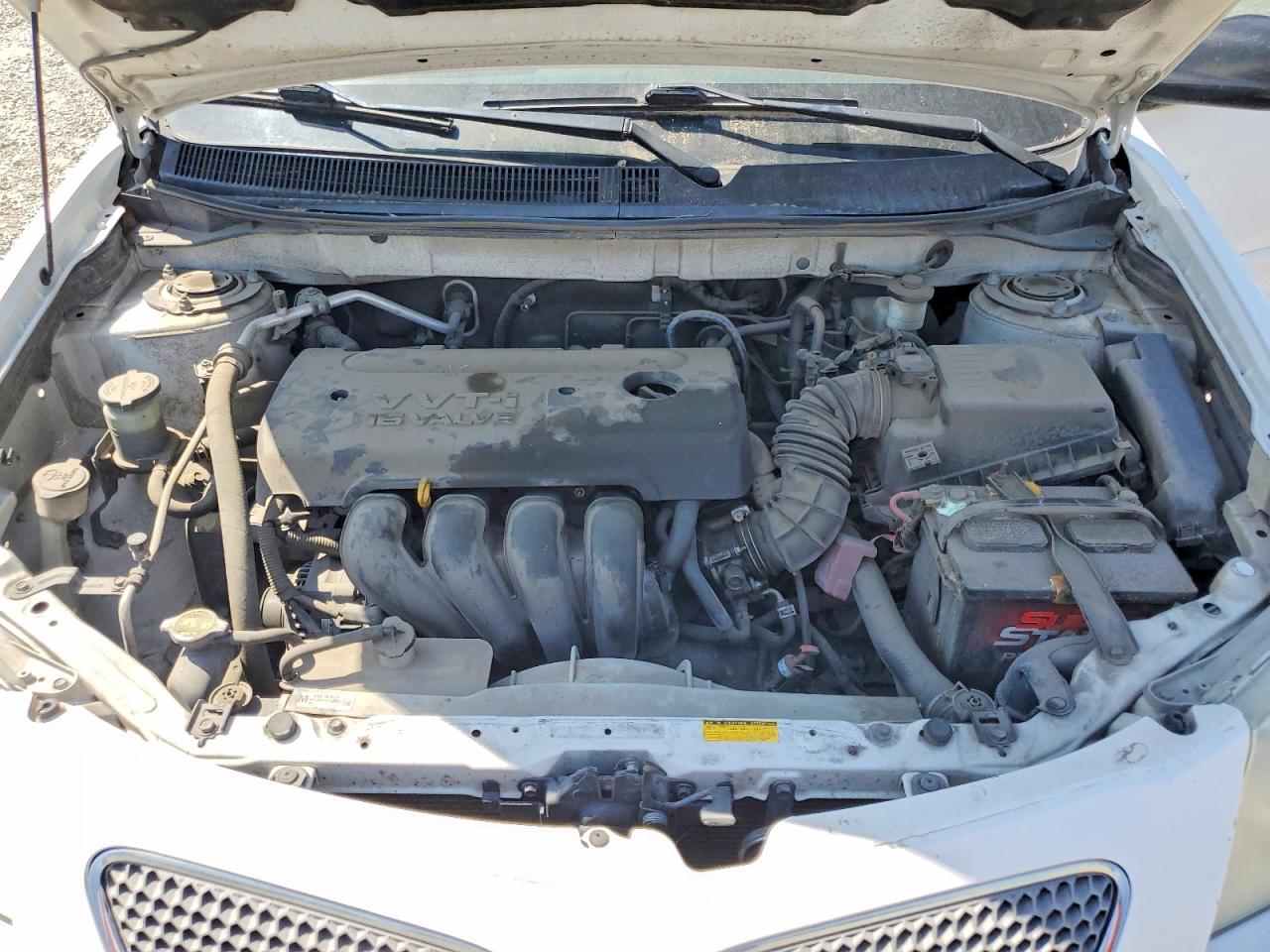 2008 Pontiac Vibe White vin: 5Y2SL658X8Z419014