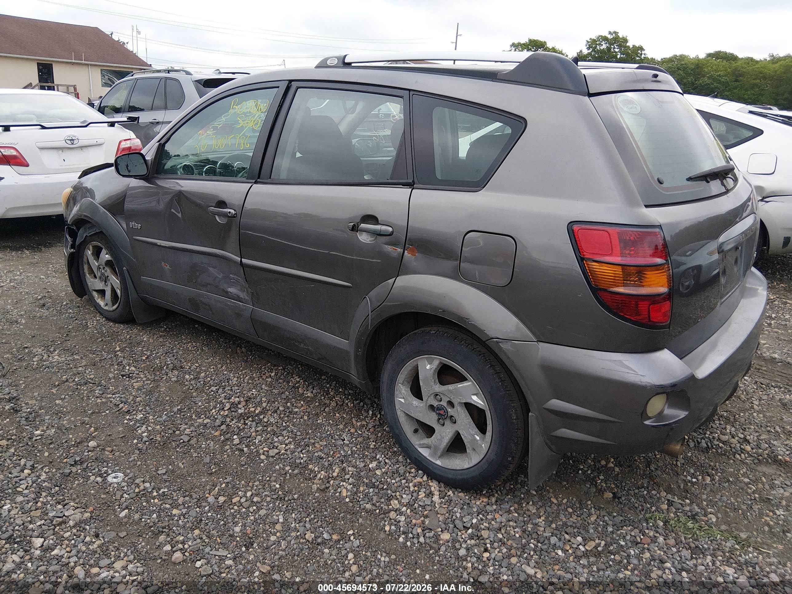 2005 Pontiac Vibe   Dark Brown vin: 5Y2SL66835Z444797