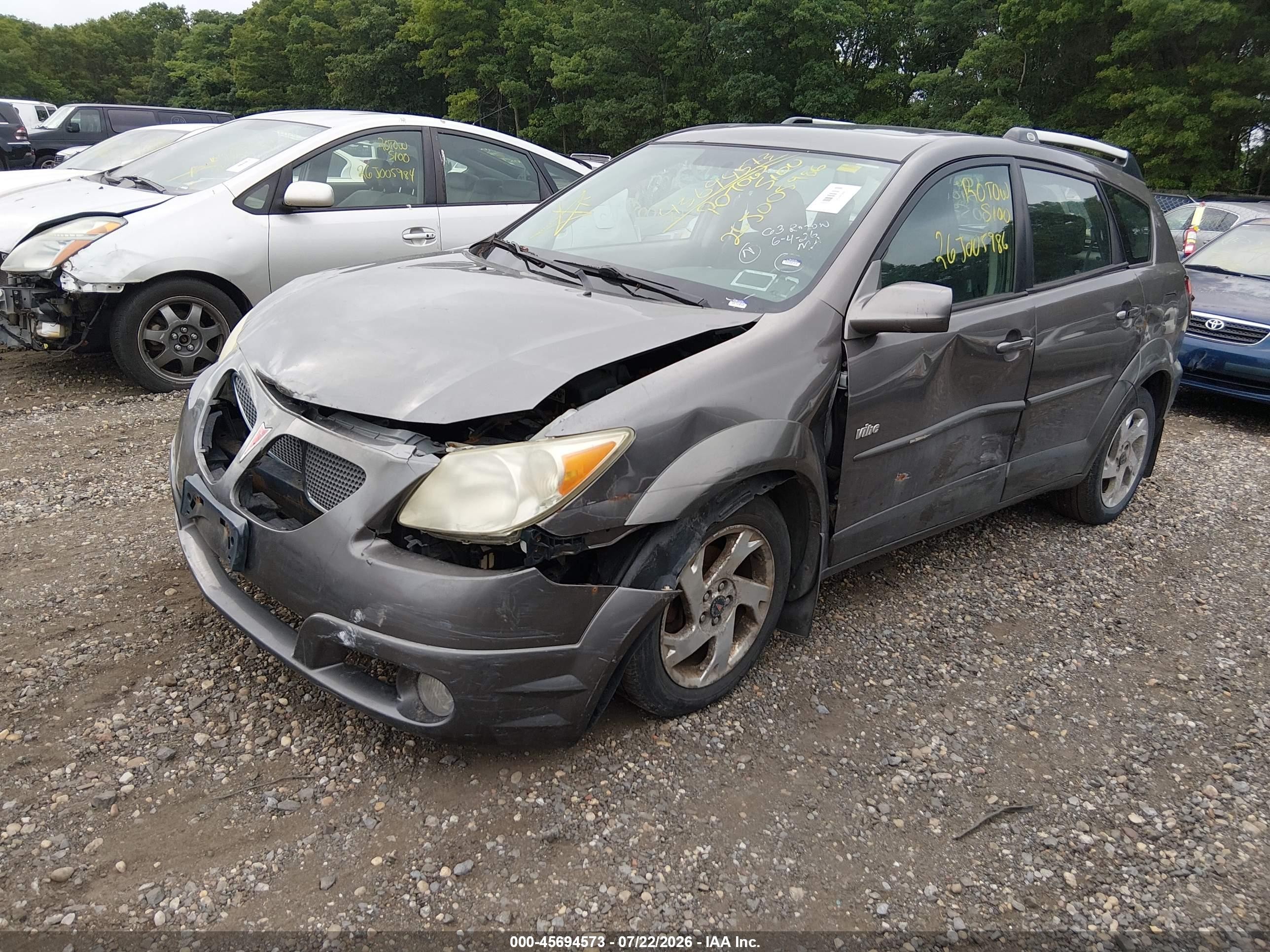 2005 Pontiac Vibe   Dark Brown vin: 5Y2SL66835Z444797