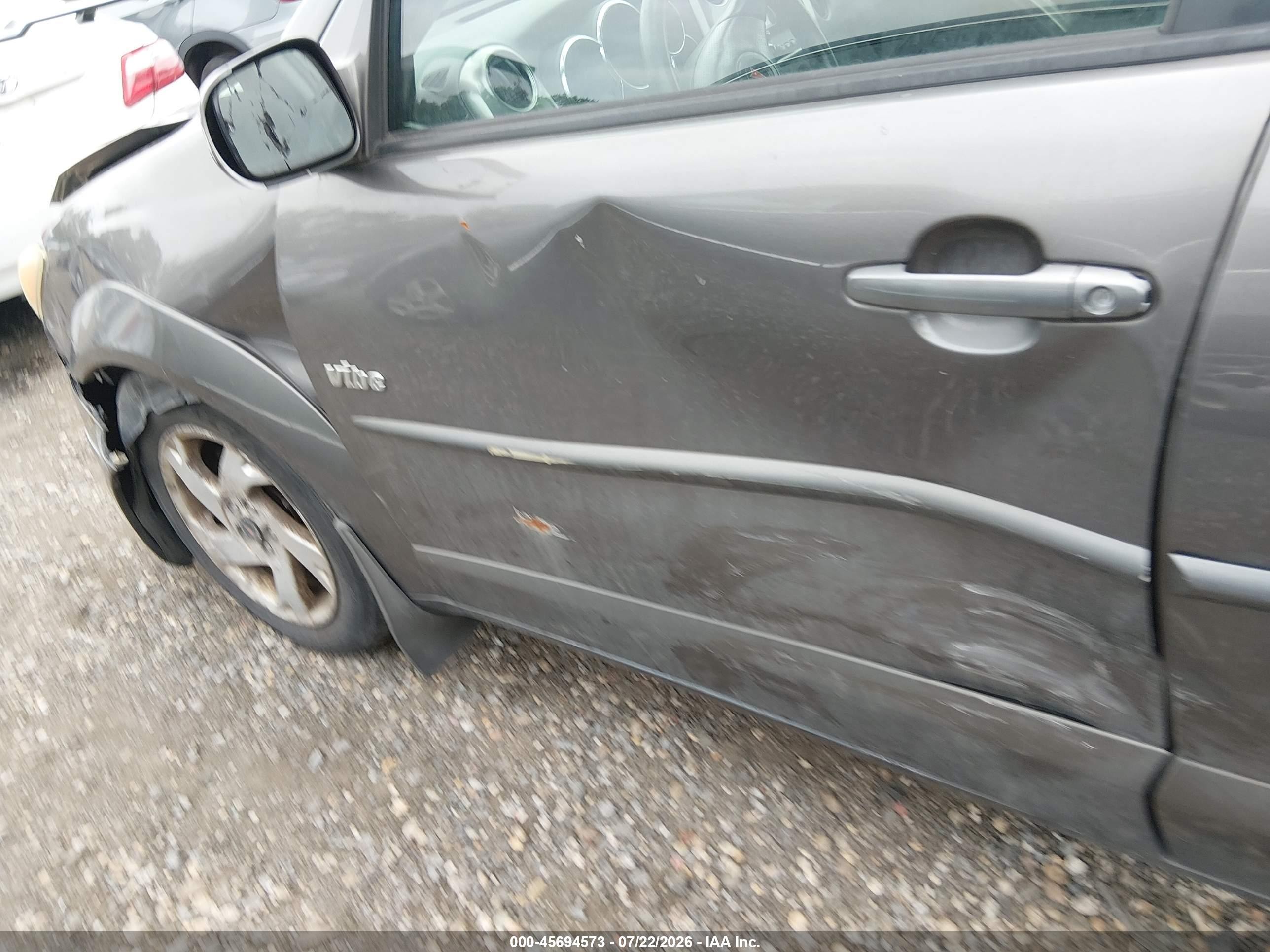 2005 Pontiac Vibe   Dark Brown vin: 5Y2SL66835Z444797