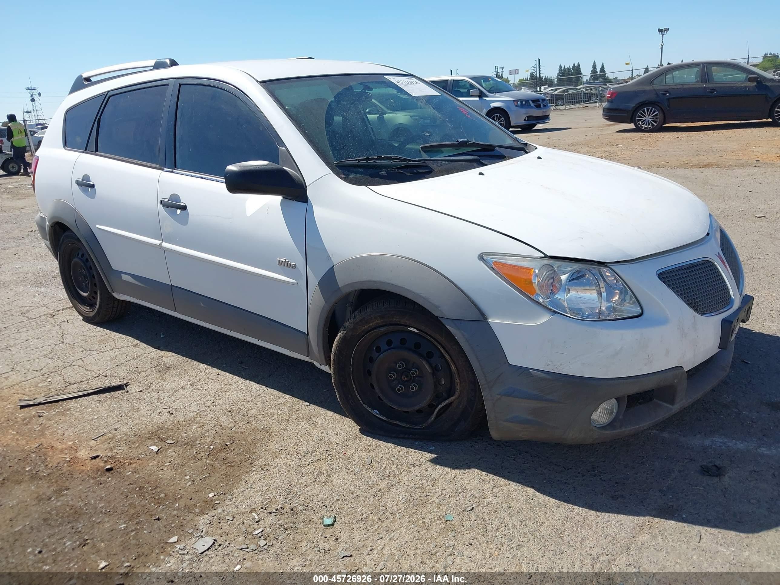 2005 Pontiac Vibe   White vin: 5Y2SL66865Z468740