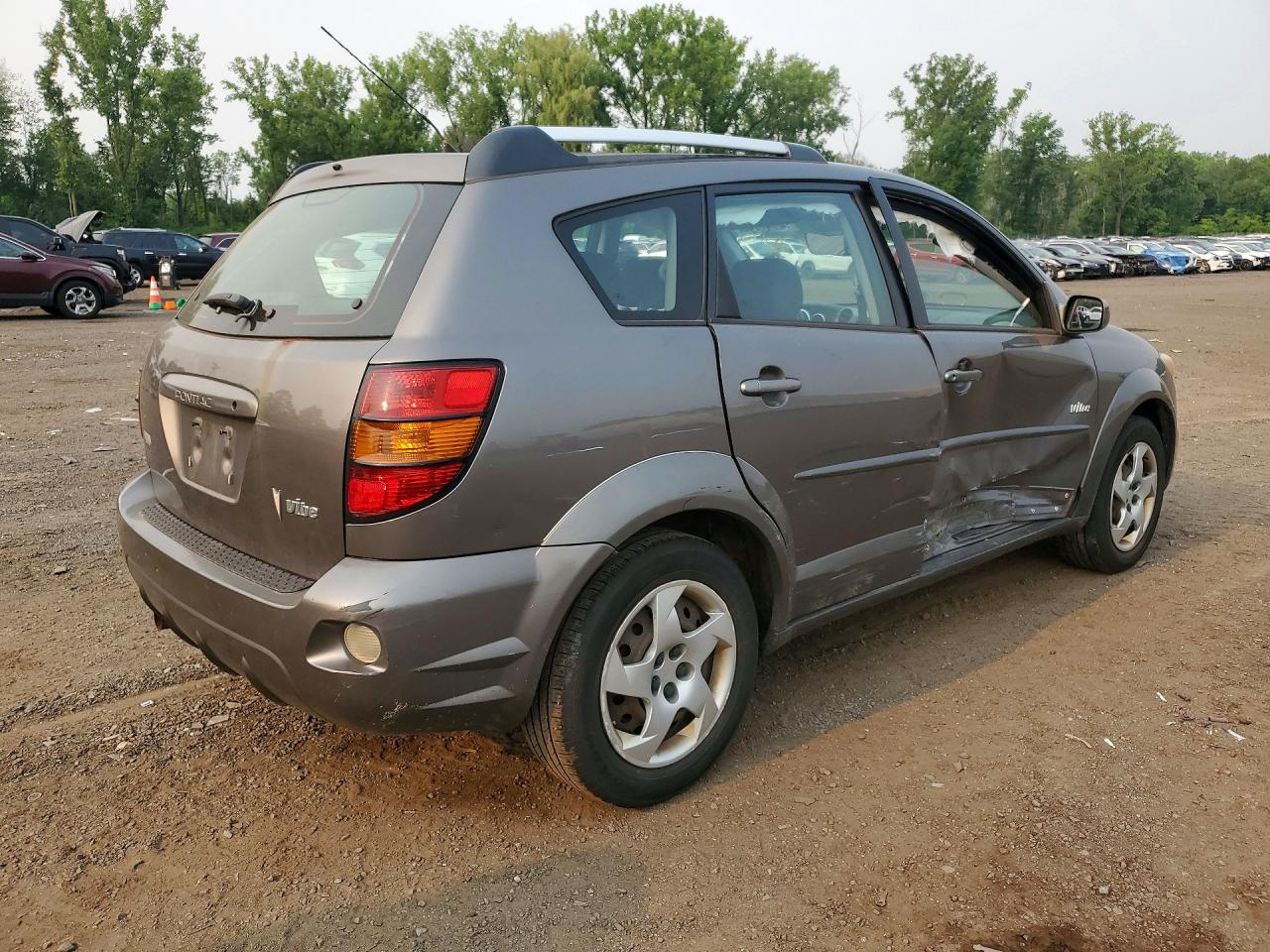 2005 Pontiac Vibe Gray vin: 5Y2SL66875Z423189