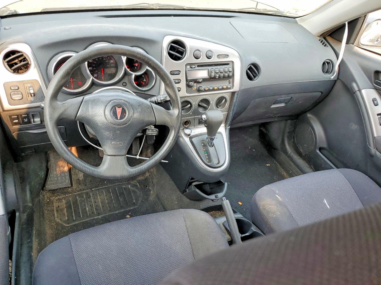 2005 Pontiac Vibe Gray vin: 5Y2SL66875Z423189