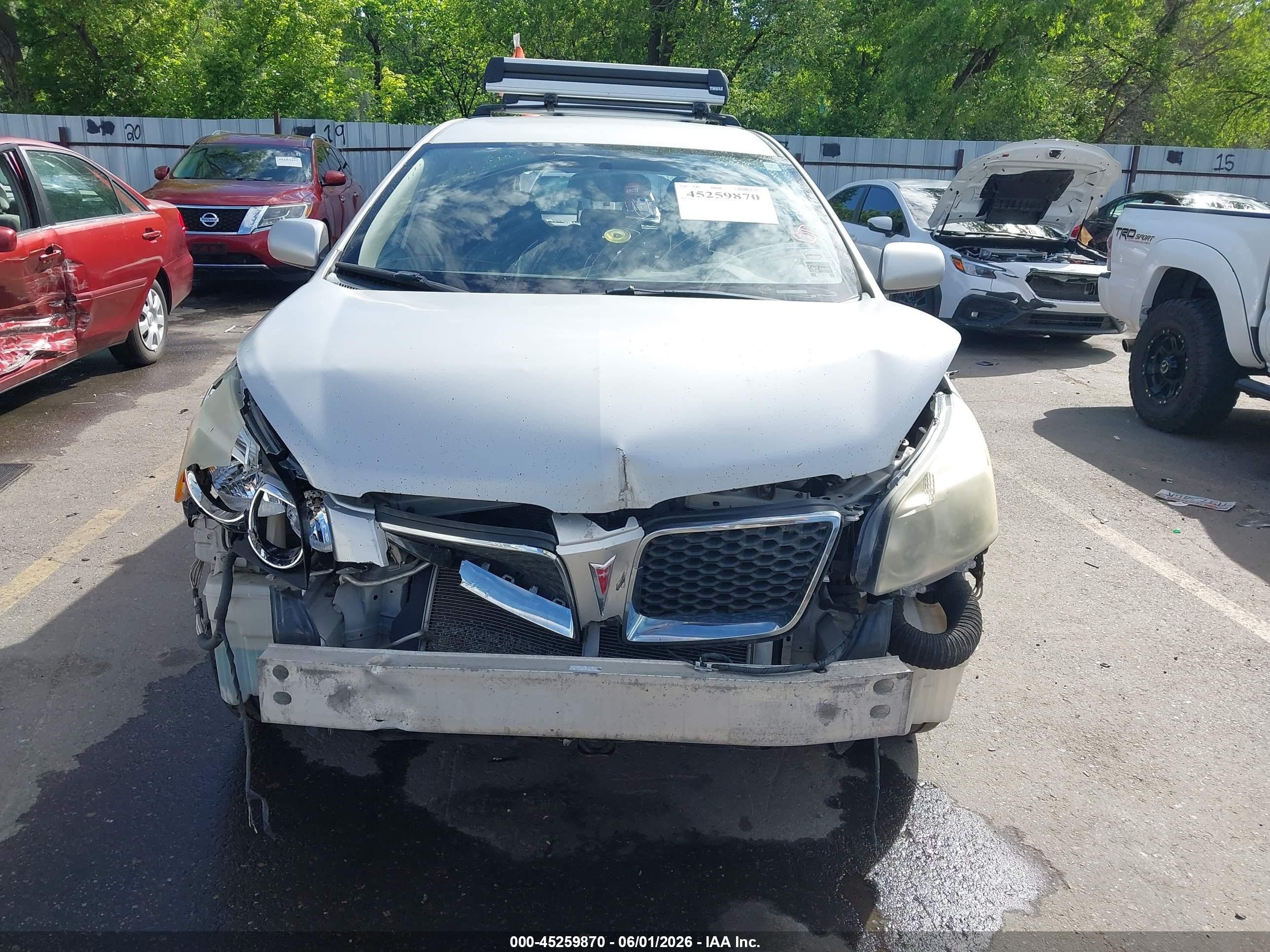 2009 Pontiac Vibe Серебряный vin: 5Y2SL67019Z416494