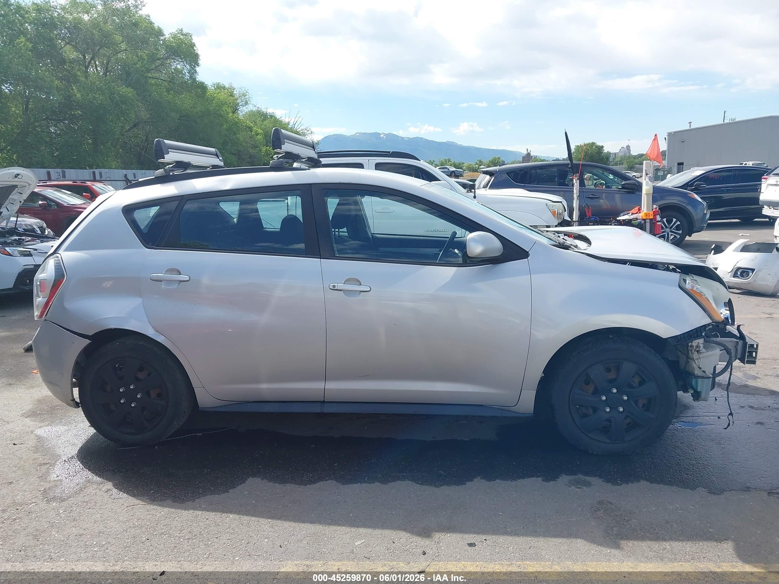 2009 Pontiac Vibe Серебряный vin: 5Y2SL67019Z416494