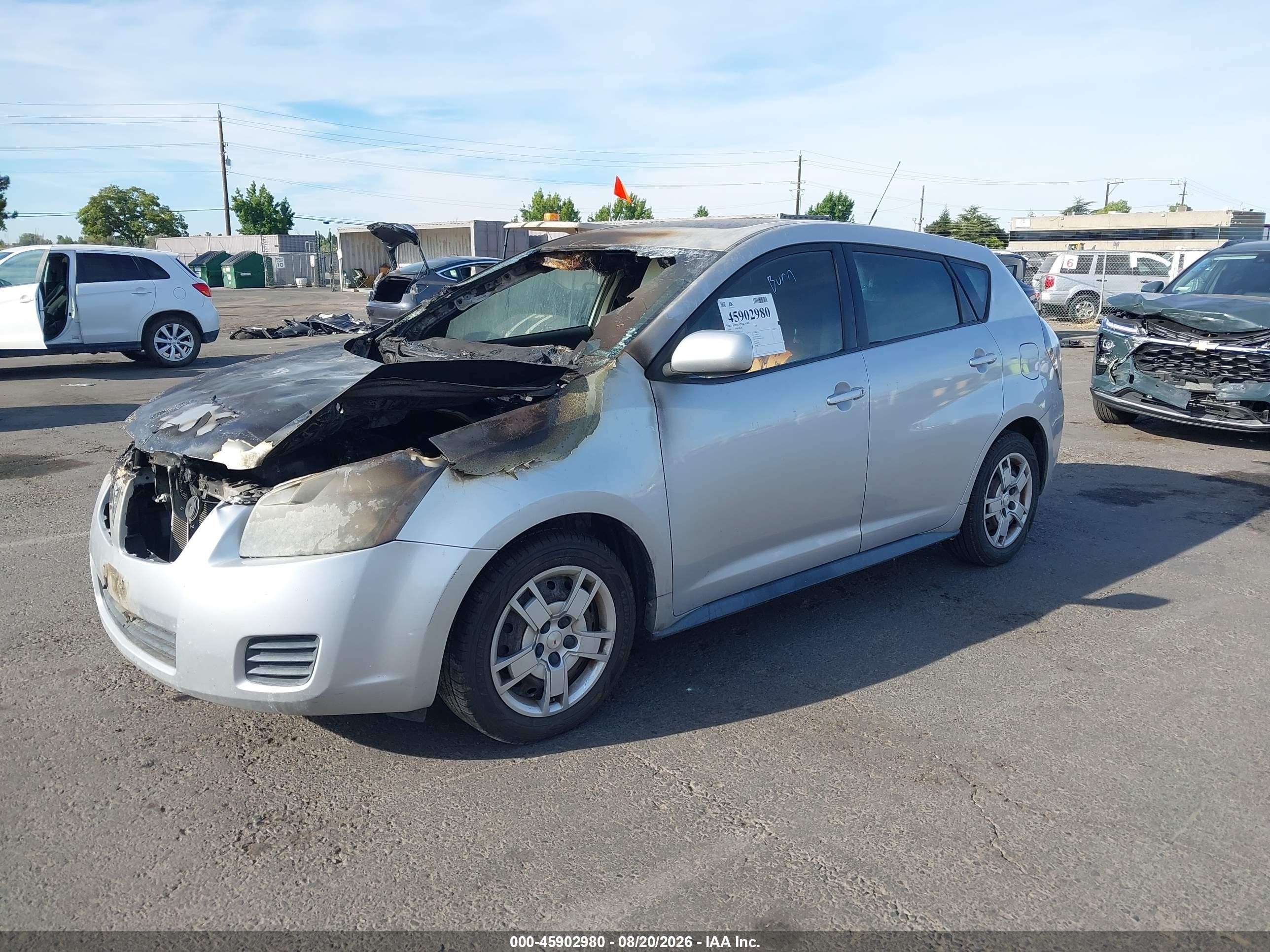 2009 Pontiac Vibe   Gray vin: 5Y2SL67069Z427507