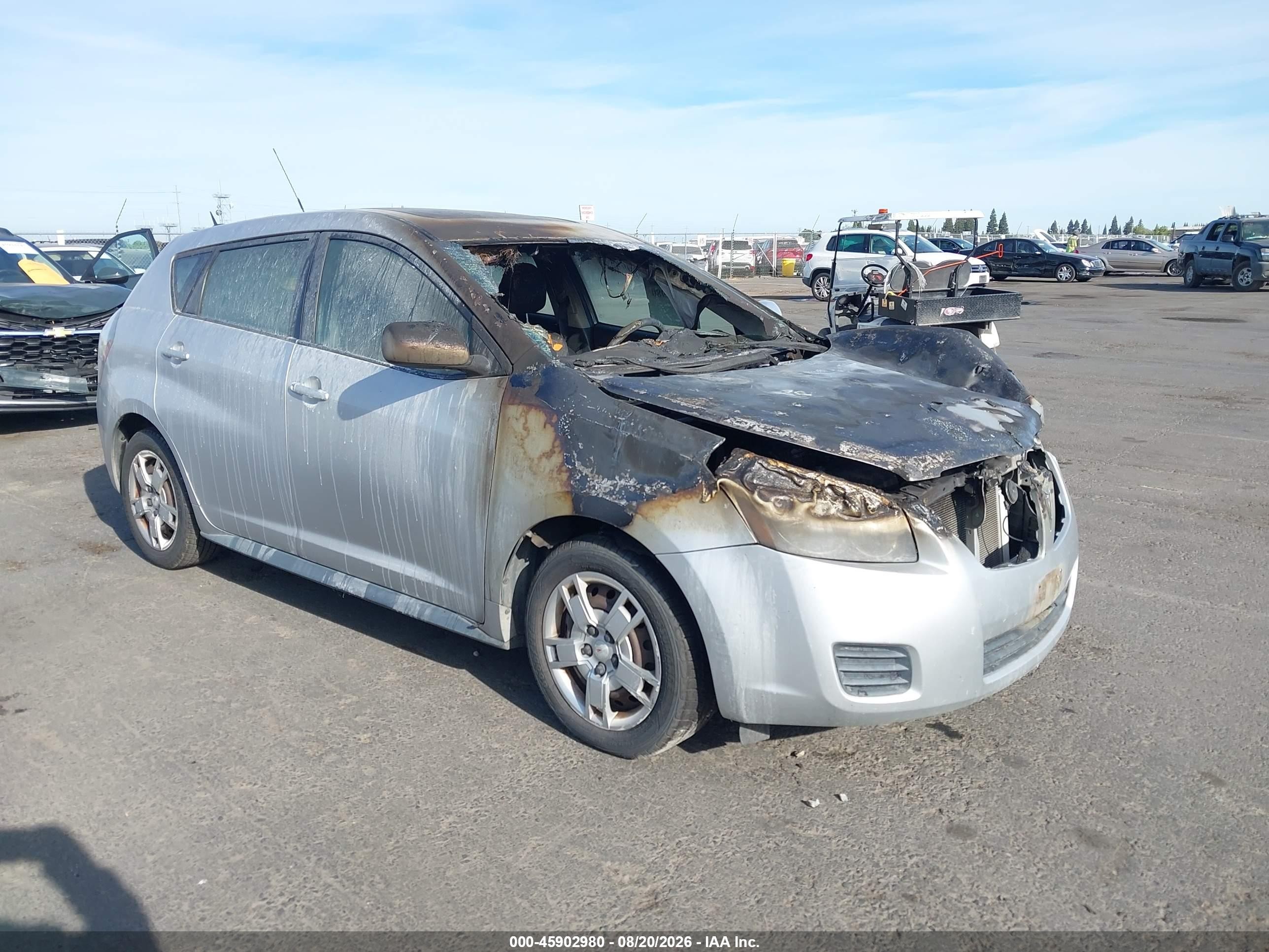 2009 Pontiac Vibe   Gray vin: 5Y2SL67069Z427507