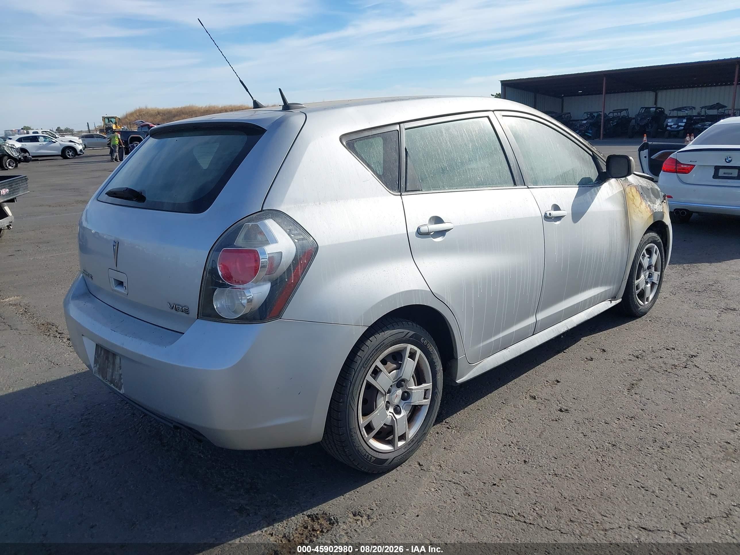 2009 Pontiac Vibe   Gray vin: 5Y2SL67069Z427507