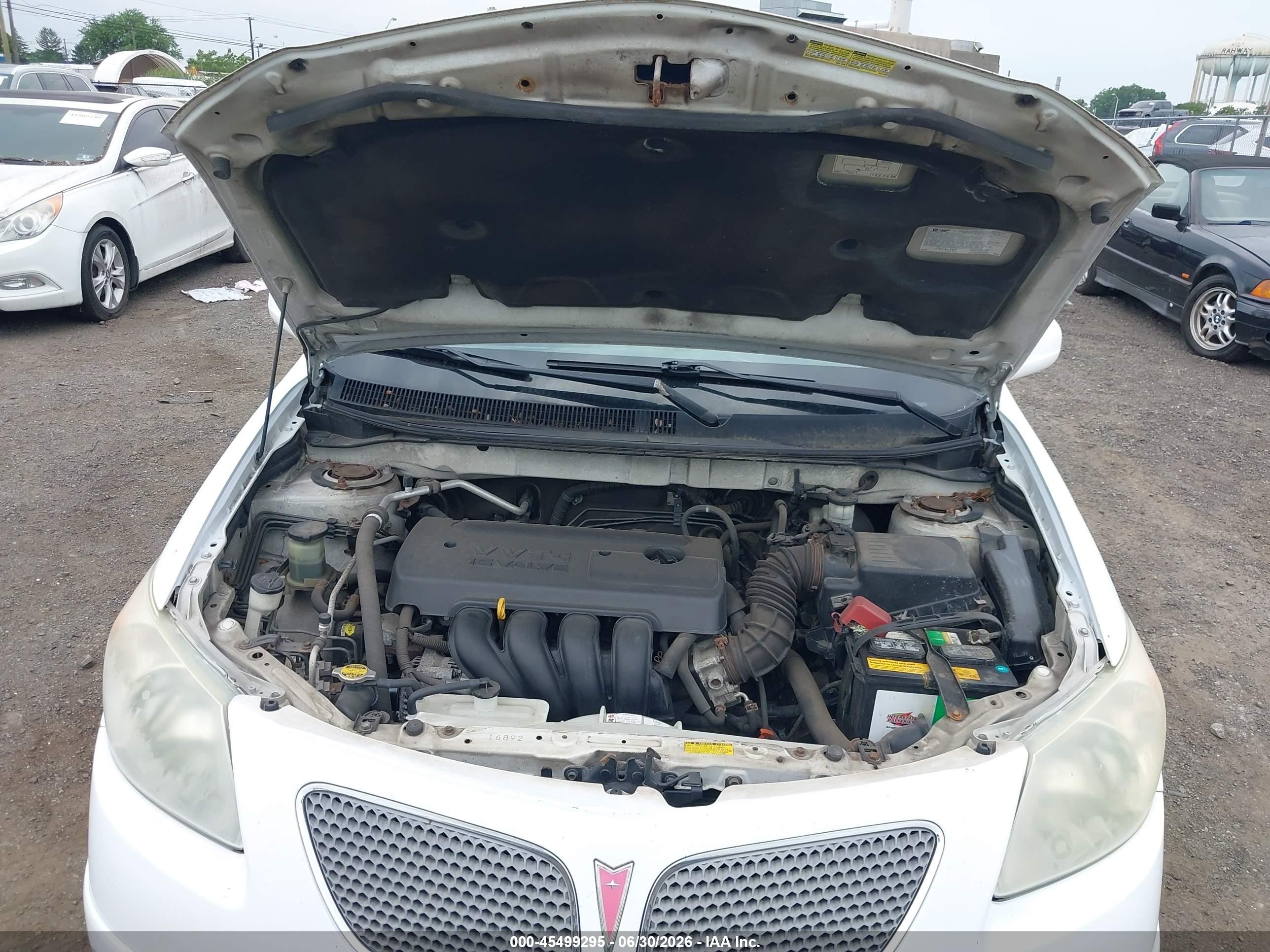 2006 Pontiac Vibe   Белый vin: 5Y2SL67806Z452517