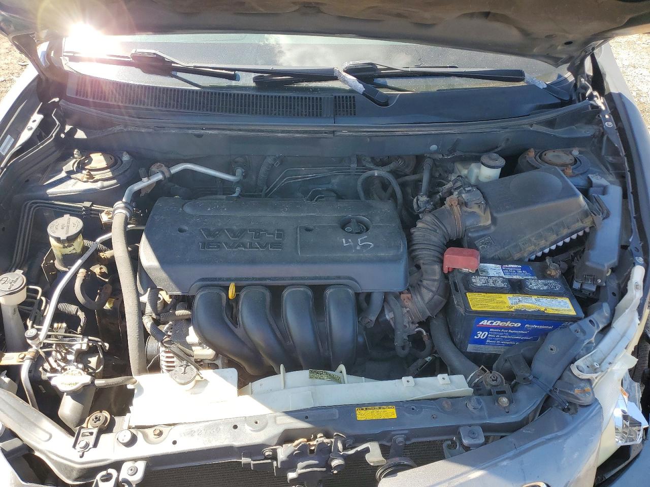 2007 Pontiac Vibe Gray vin: 5Y2SL67807Z419227