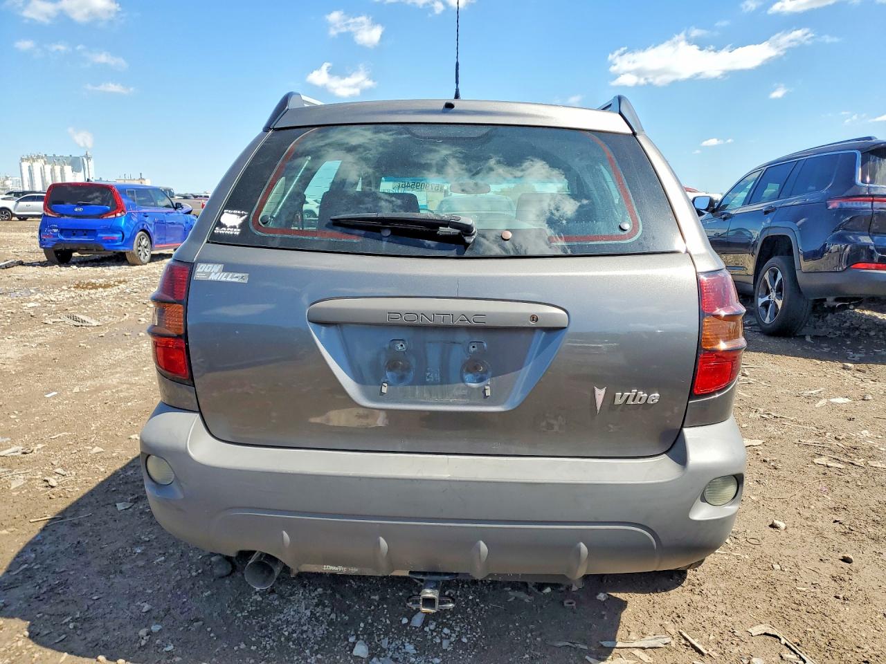 2007 Pontiac Vibe Gray vin: 5Y2SL67807Z419227