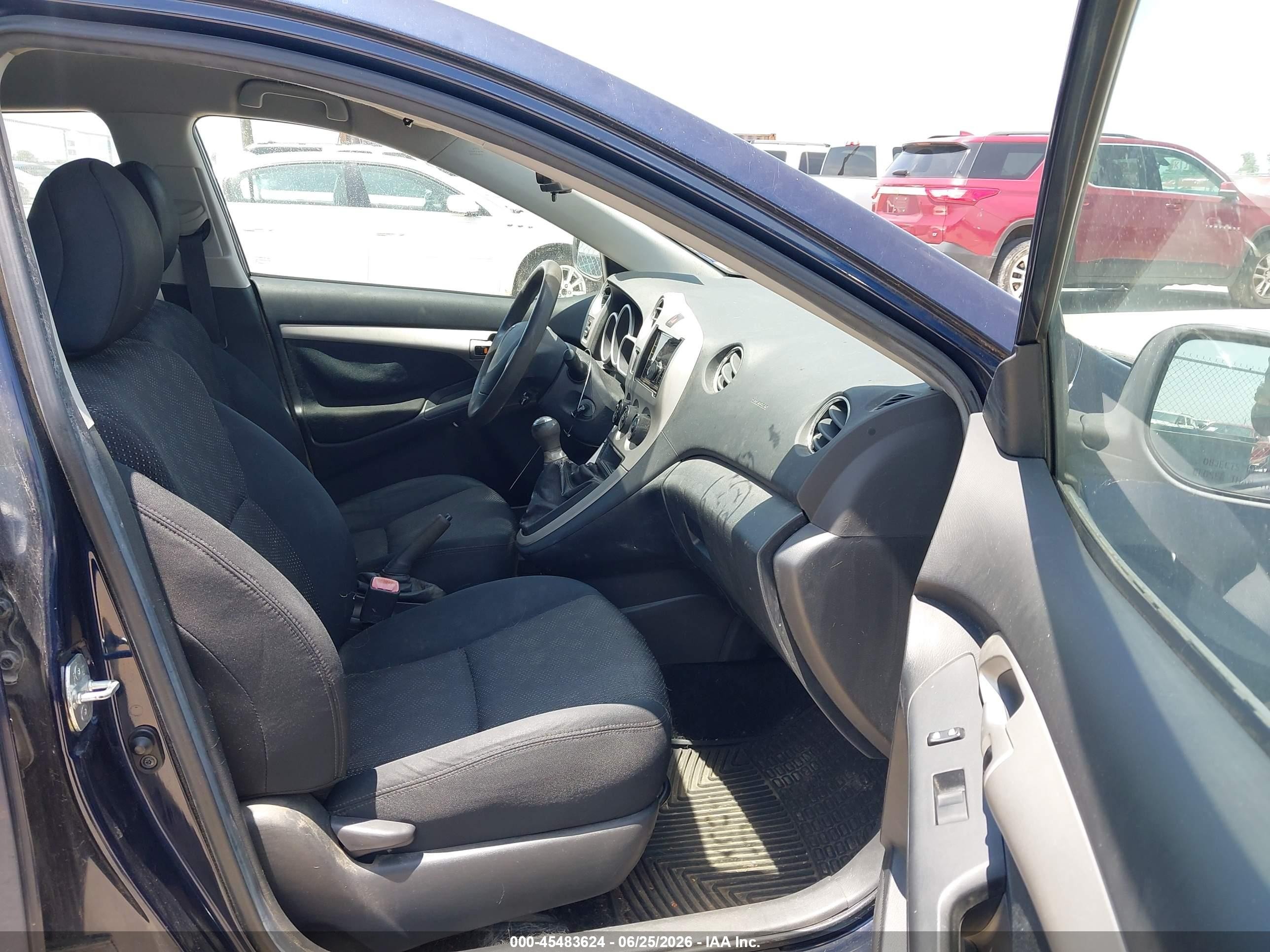 2009 Pontiac Vibe   Blue vin: 5Y2SL67809Z442199