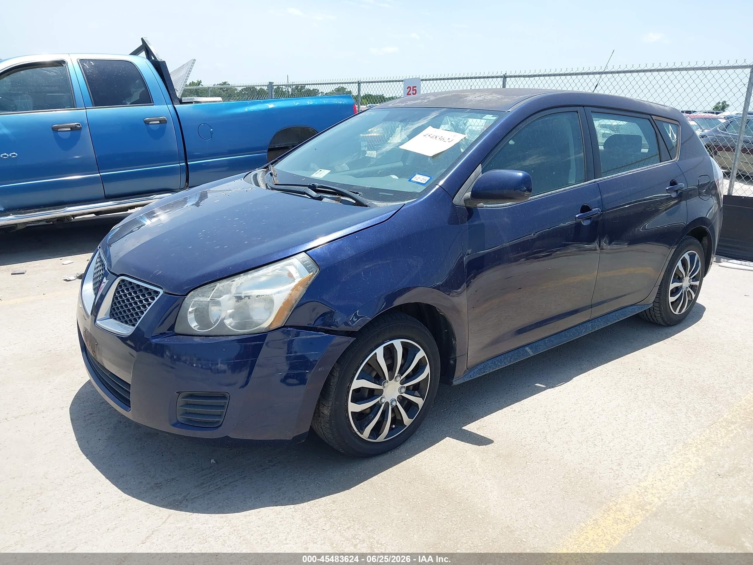 2009 Pontiac Vibe   Blue vin: 5Y2SL67809Z442199