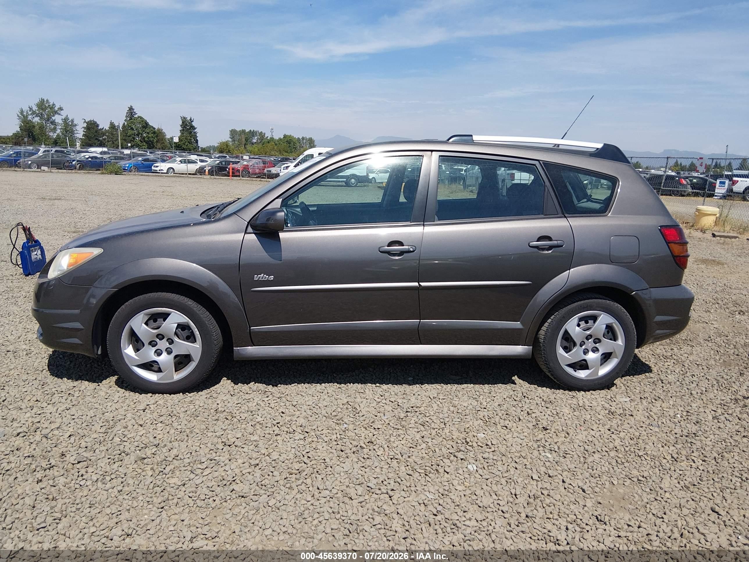 2006 Pontiac Vibe   Gray vin: 5Y2SL67816Z457323