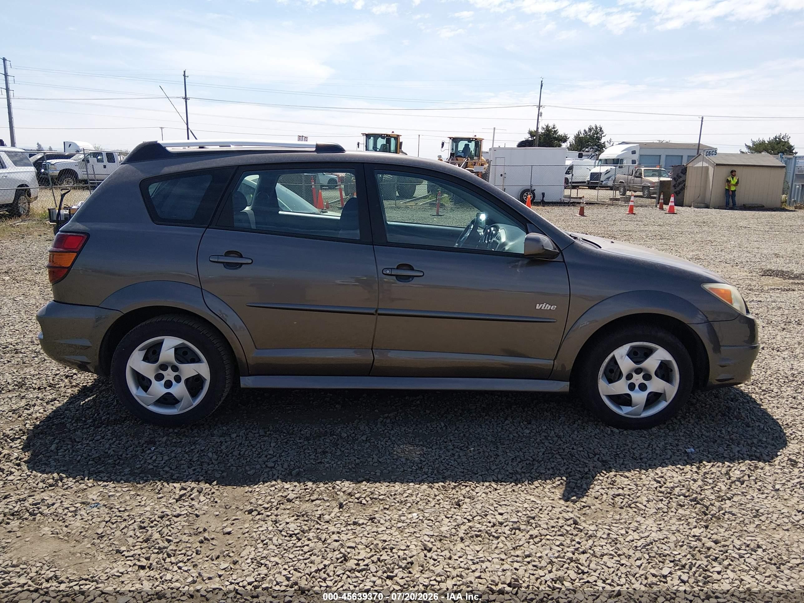 2006 Pontiac Vibe   Gray vin: 5Y2SL67816Z457323