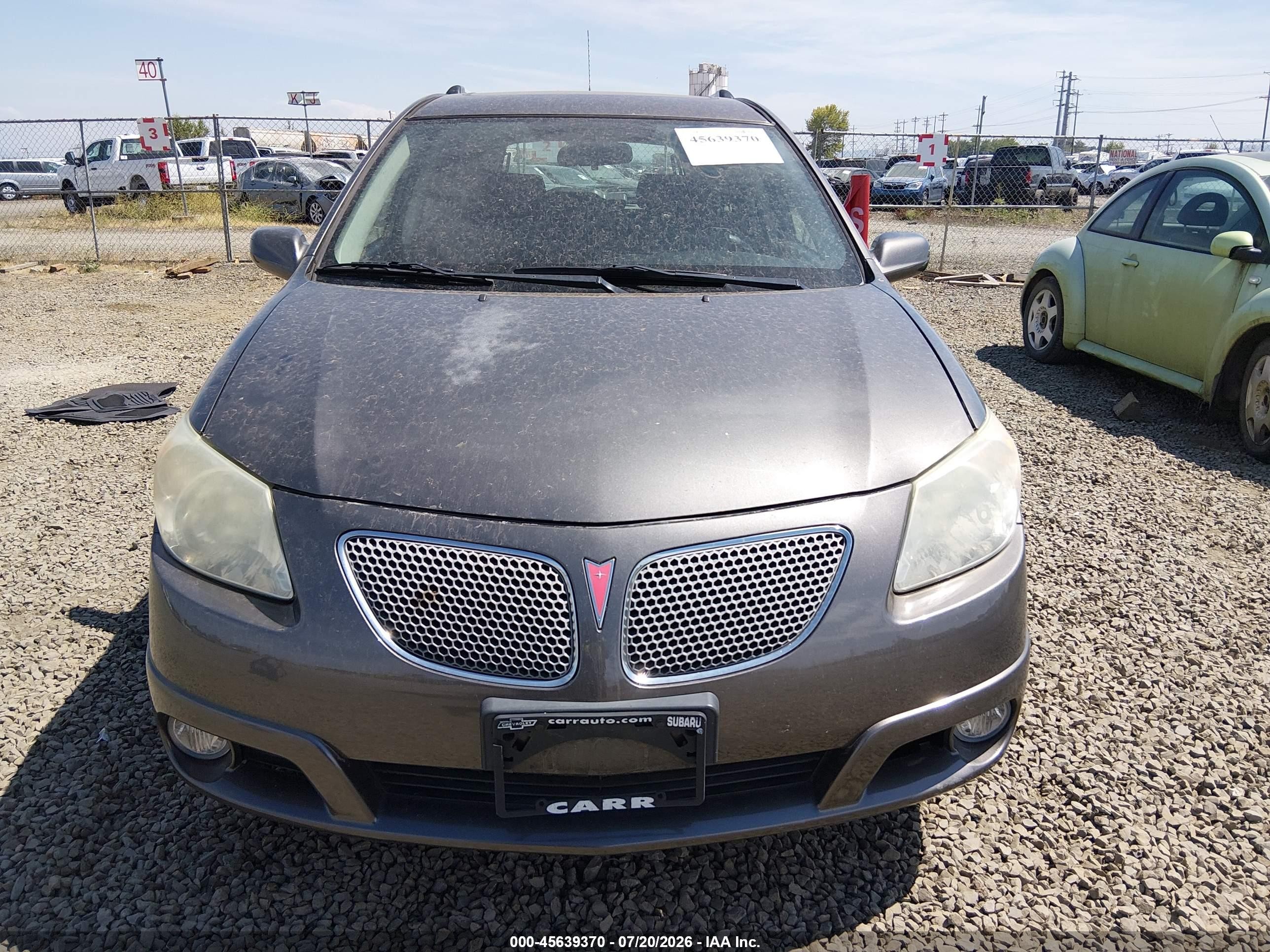 2006 Pontiac Vibe   Gray vin: 5Y2SL67816Z457323