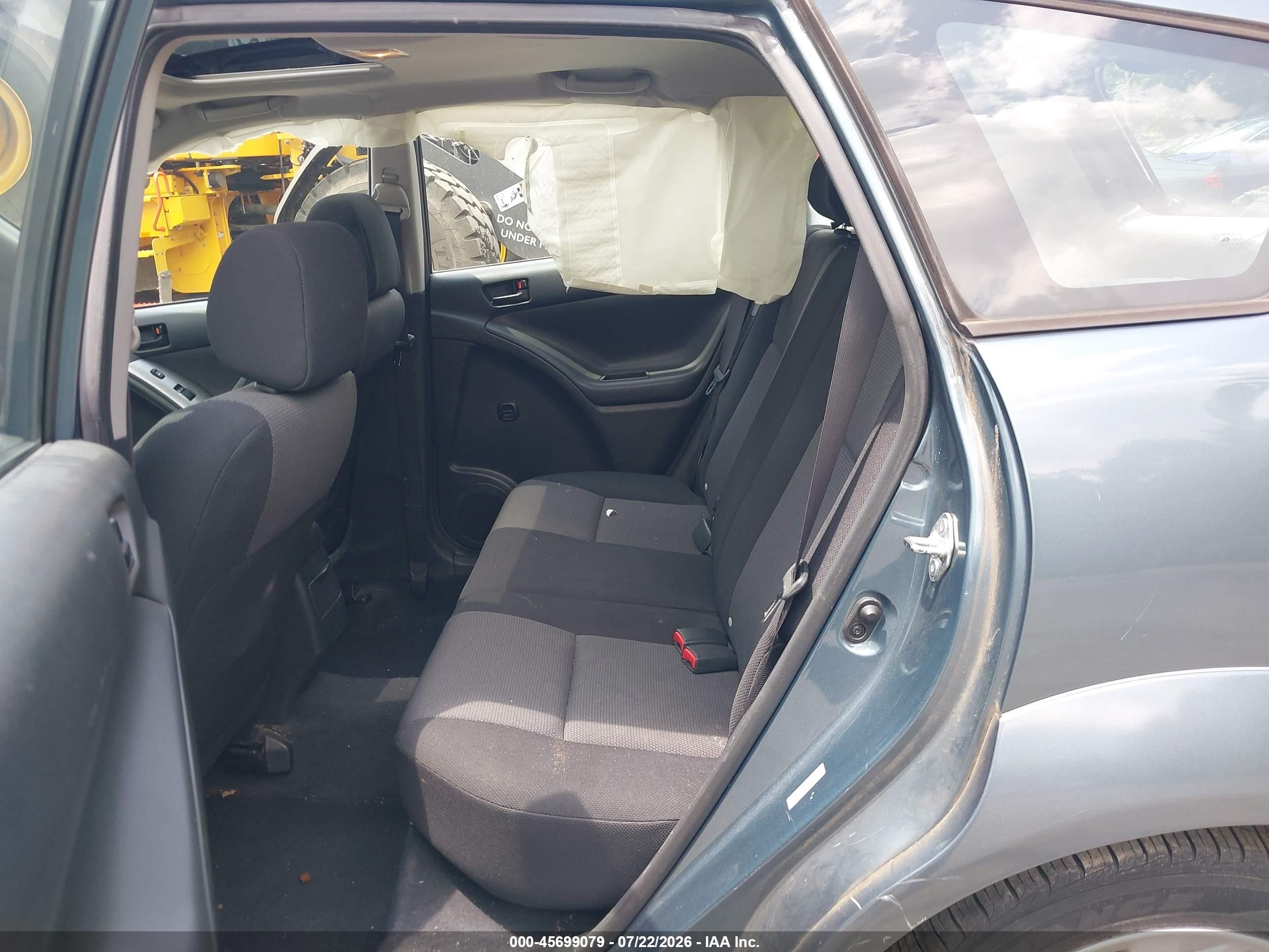 2007 Pontiac Vibe   Light Blue vin: 5Y2SL67817Z426140
