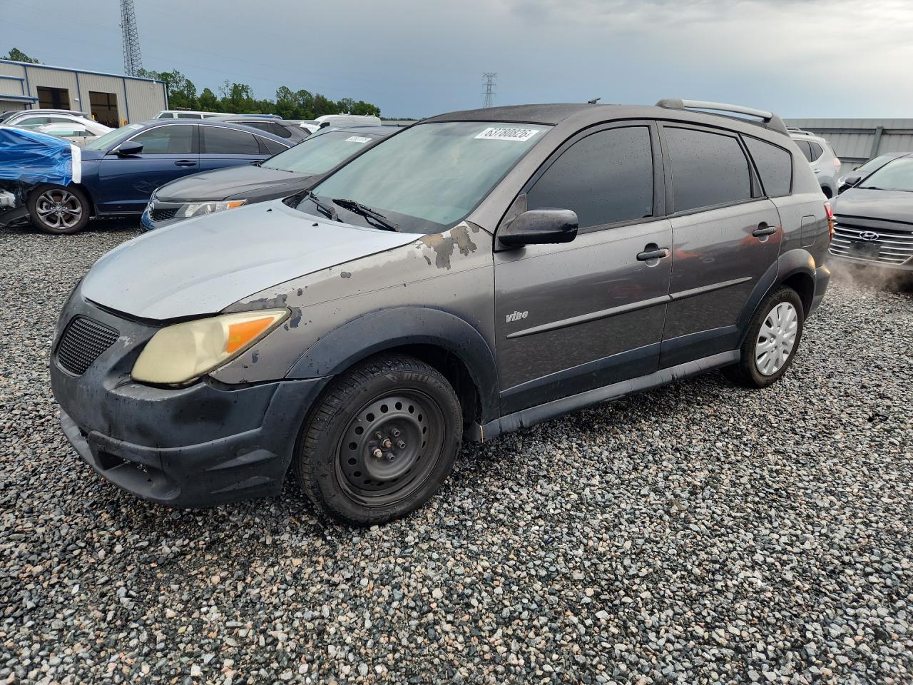 2007 Pontiac Vibe Серый vin: 5Y2SL67827Z427393