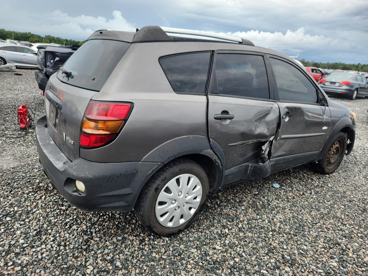 2007 Pontiac Vibe Серый vin: 5Y2SL67827Z427393