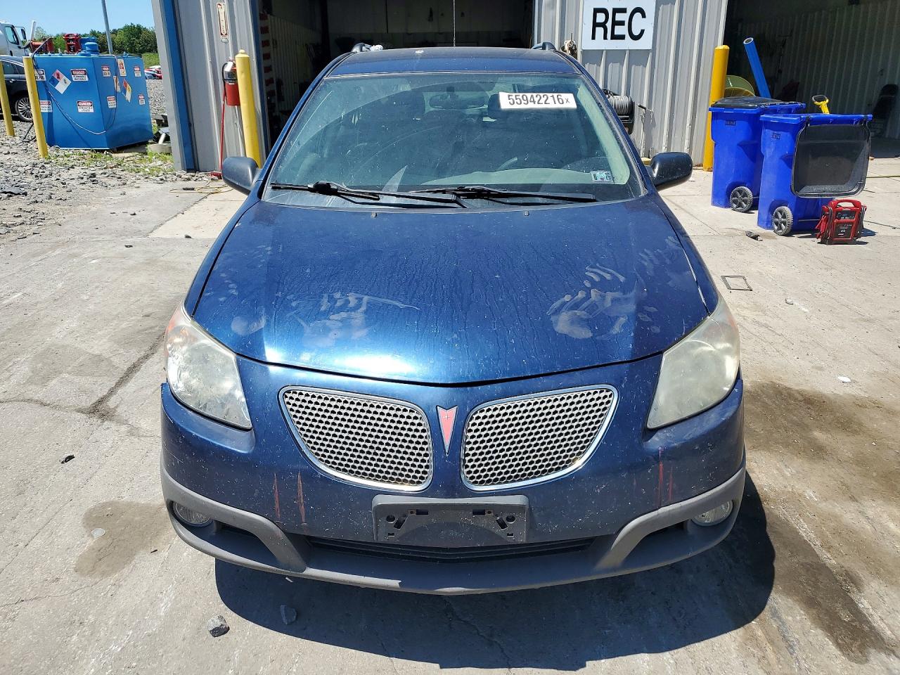 2008 Pontiac Vibe Blue vin: 5Y2SL67828Z424382