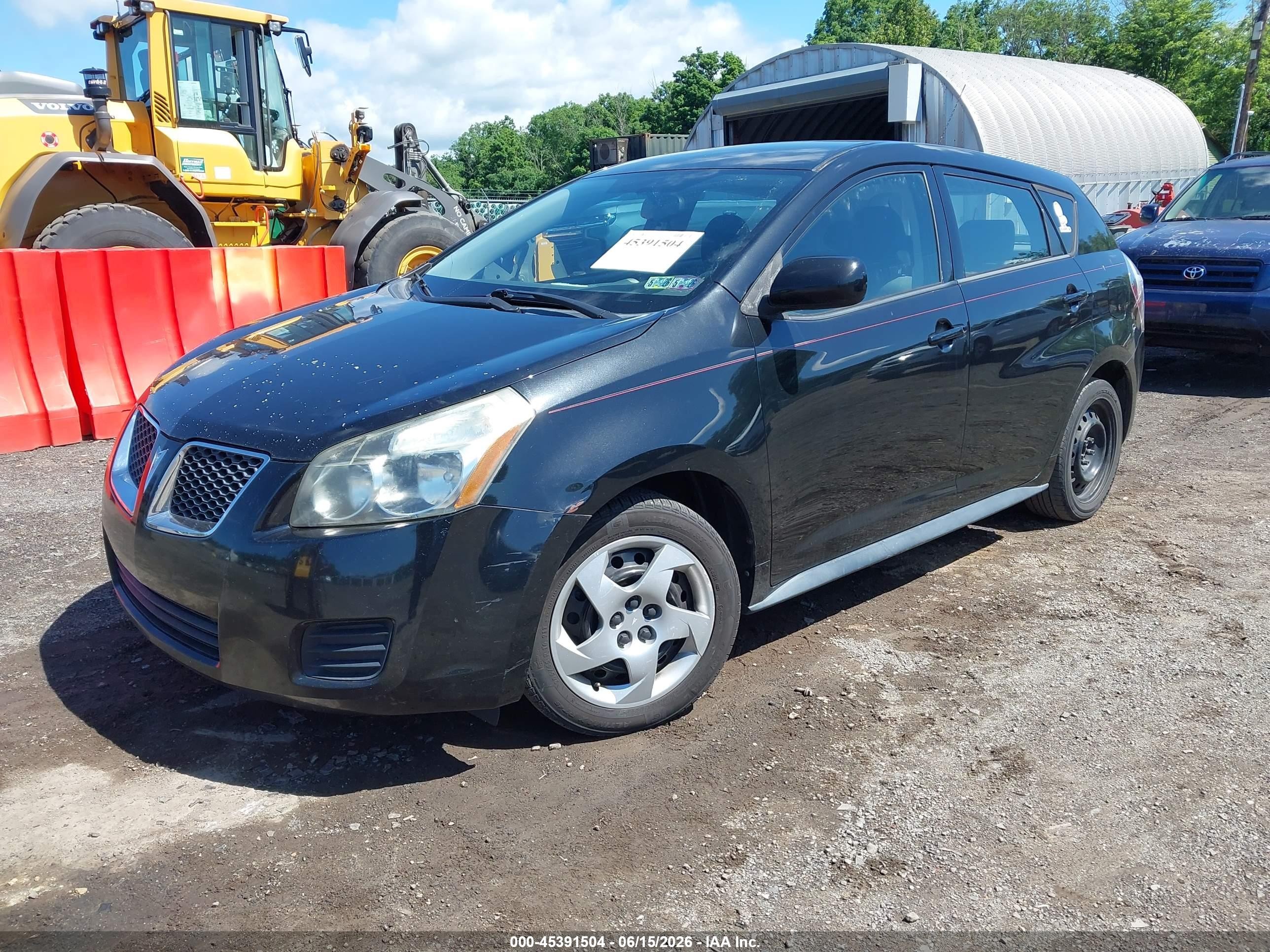 2009 Pontiac Vibe Black vin: 5Y2SL67829Z460624