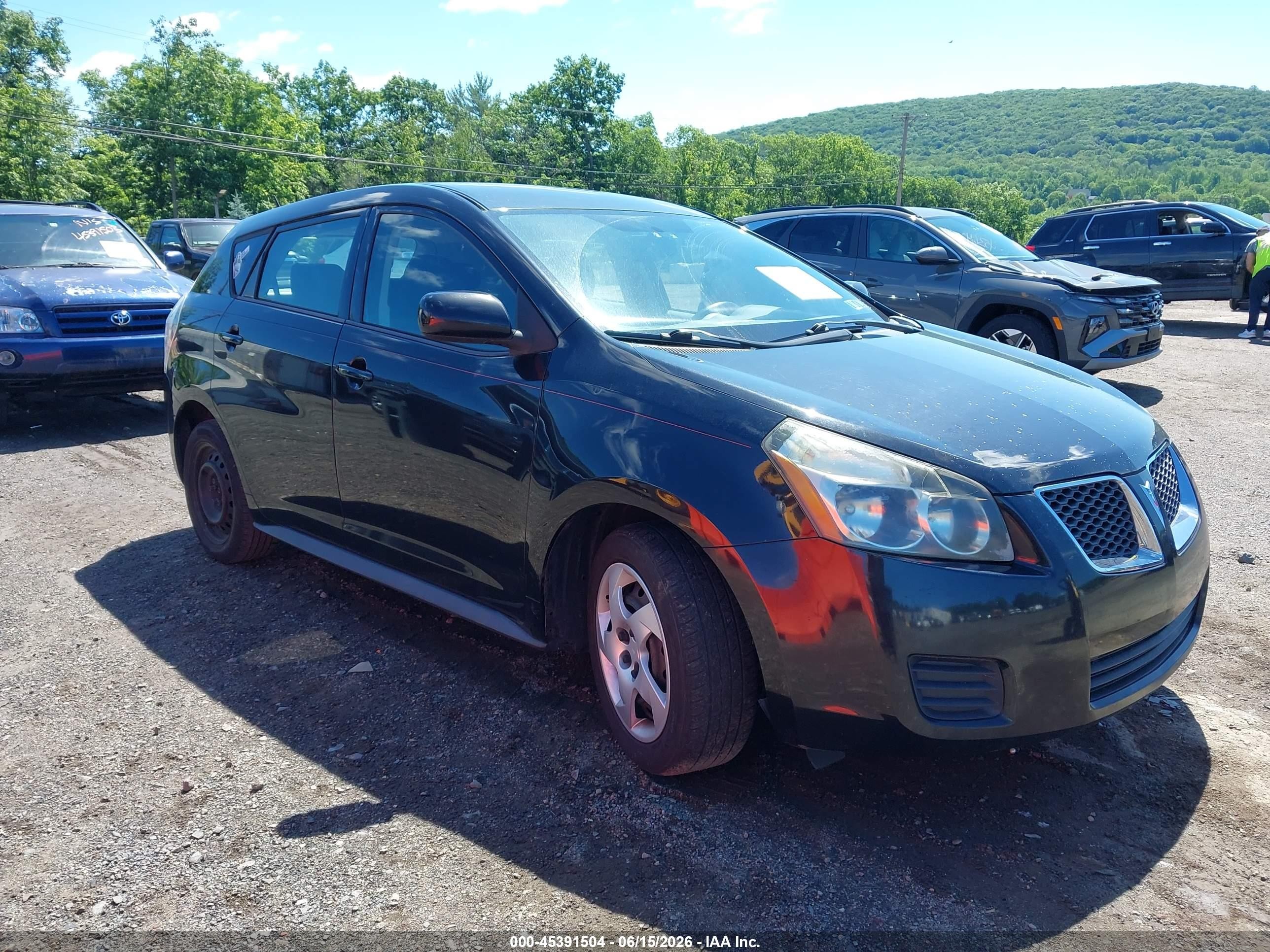 2009 Pontiac Vibe Black vin: 5Y2SL67829Z460624