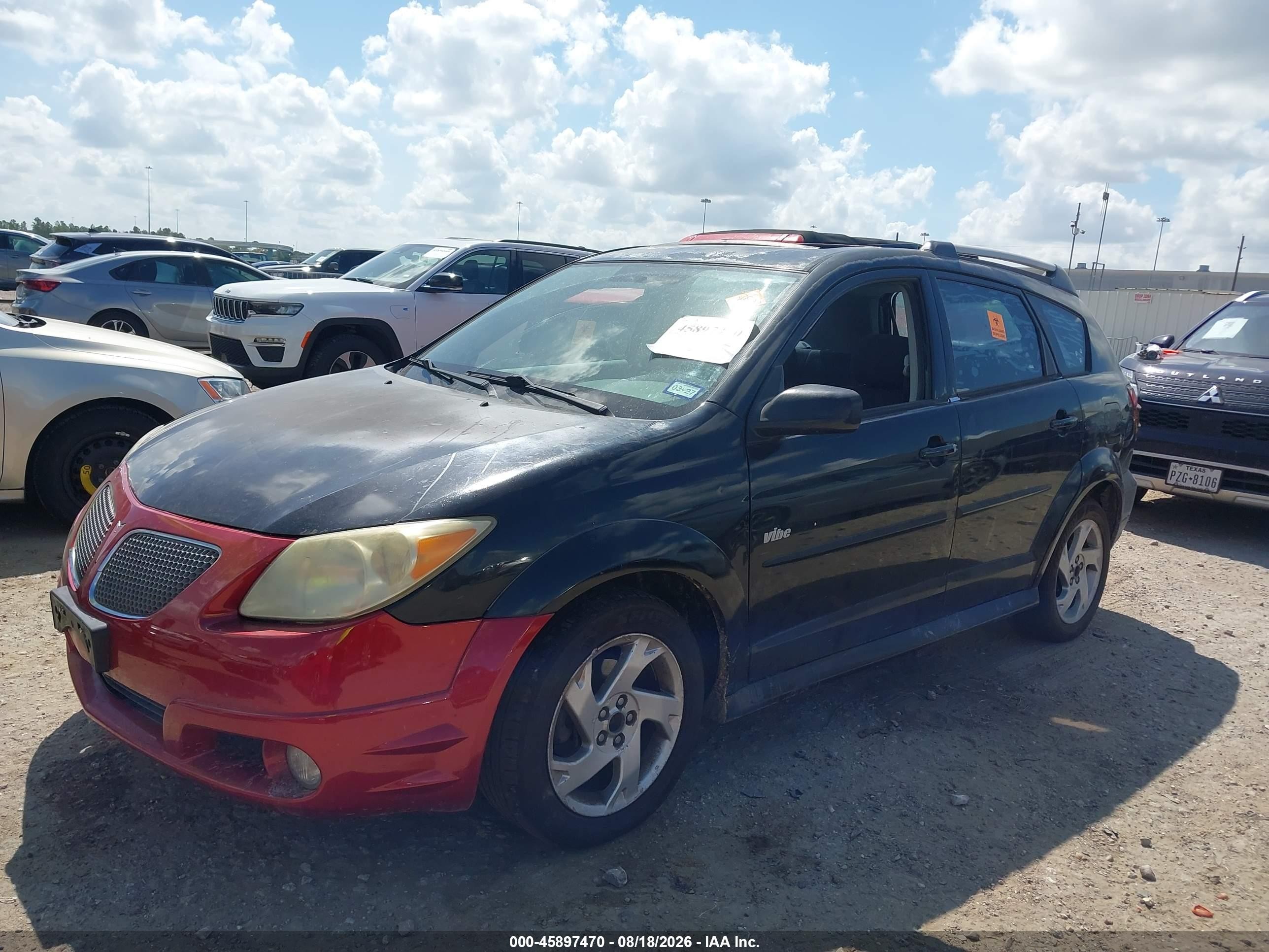 2007 Pontiac Vibe   Black vin: 5Y2SL67837Z401823