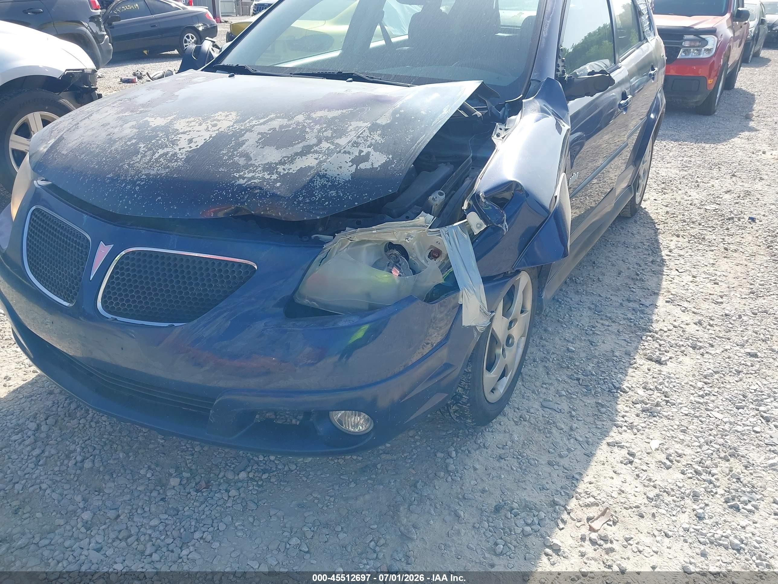 2007 Pontiac Vibe   Dark Blue vin: 5Y2SL67837Z413714
