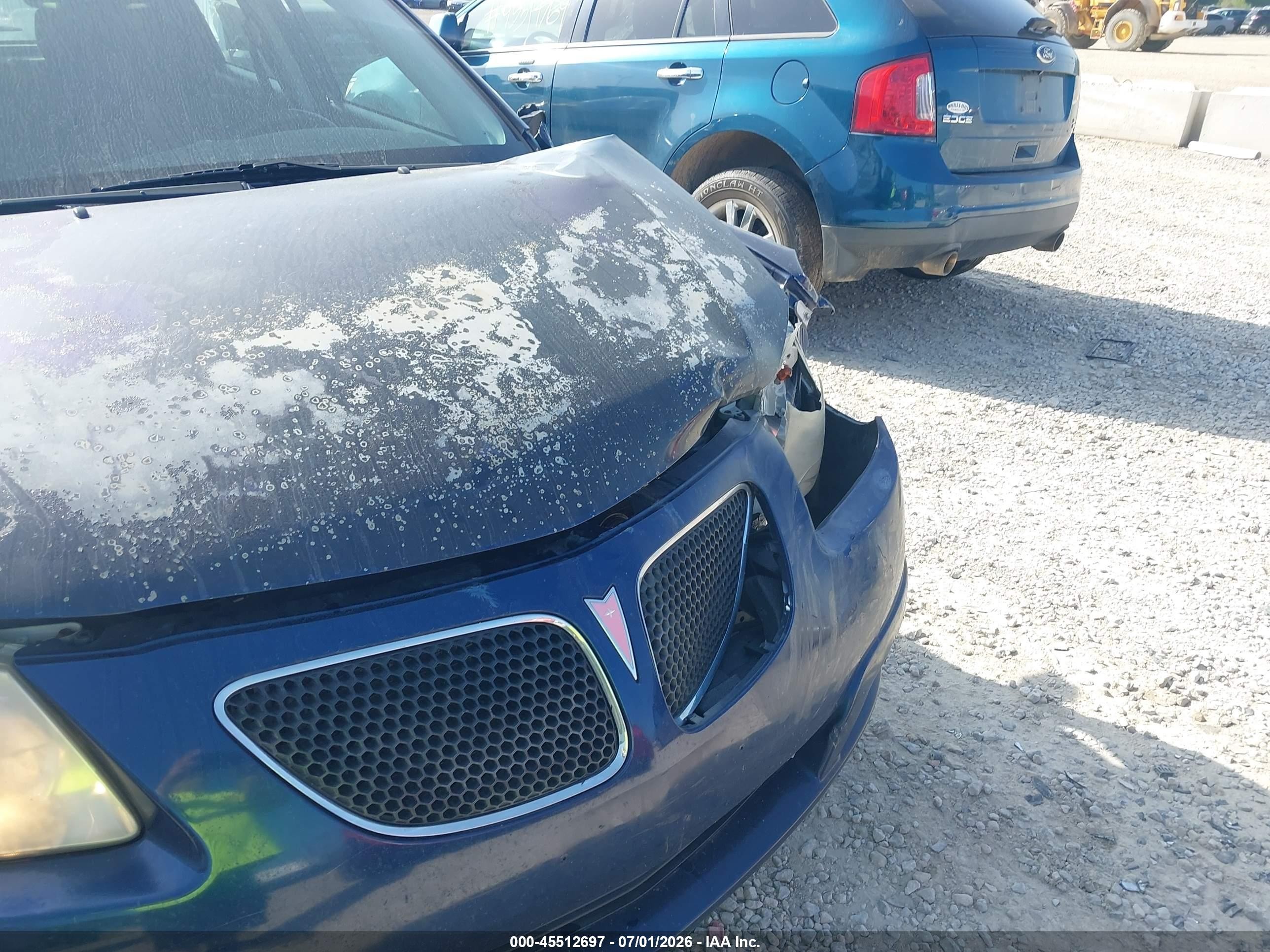 2007 Pontiac Vibe   Dark Blue vin: 5Y2SL67837Z413714