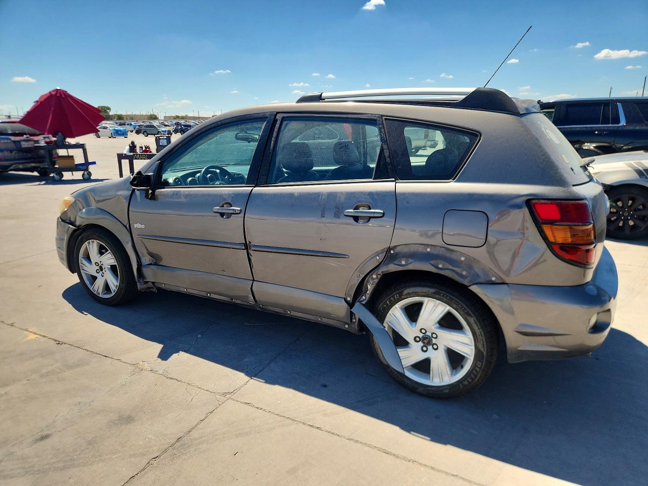 2007 Pontiac Vibe Brown vin: 5Y2SL67847Z438766