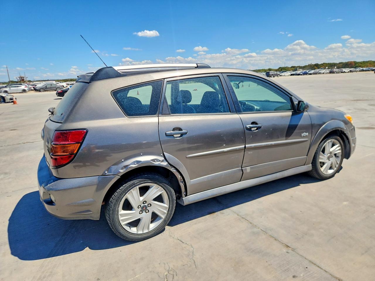 2007 Pontiac Vibe Brown vin: 5Y2SL67847Z438766