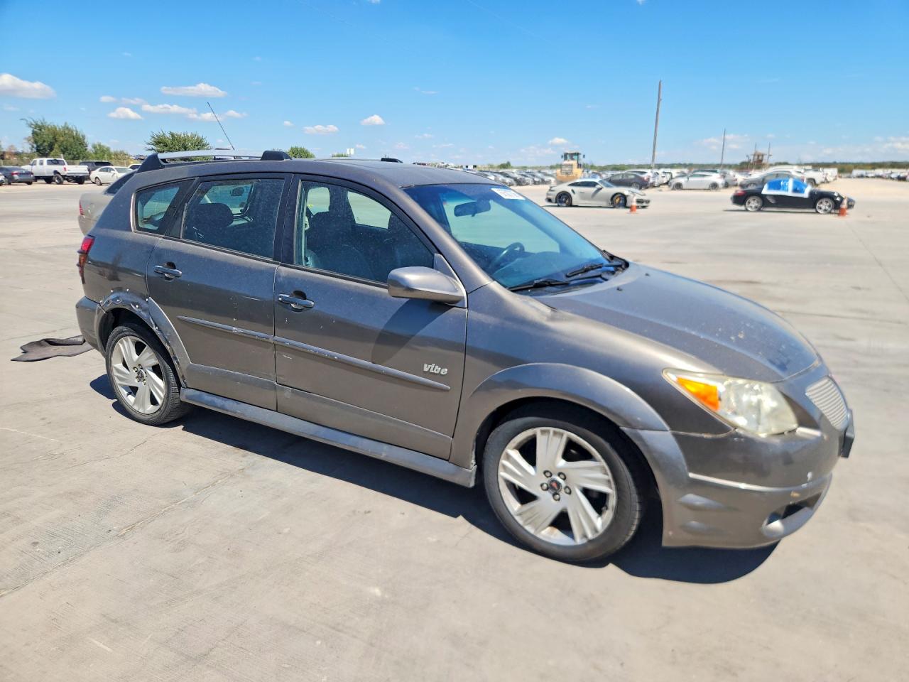 2007 Pontiac Vibe Brown vin: 5Y2SL67847Z438766