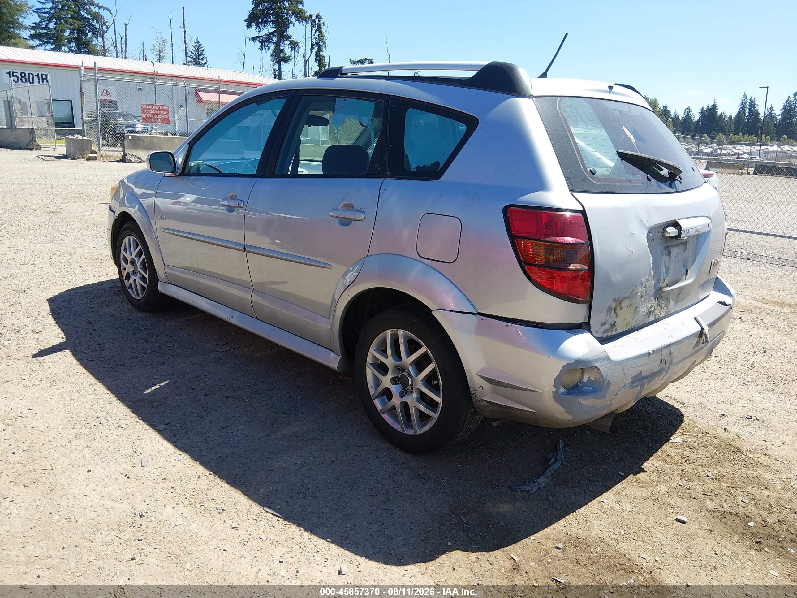 2007 Pontiac Vibe   Silver vin: 5Y2SL67857Z432457