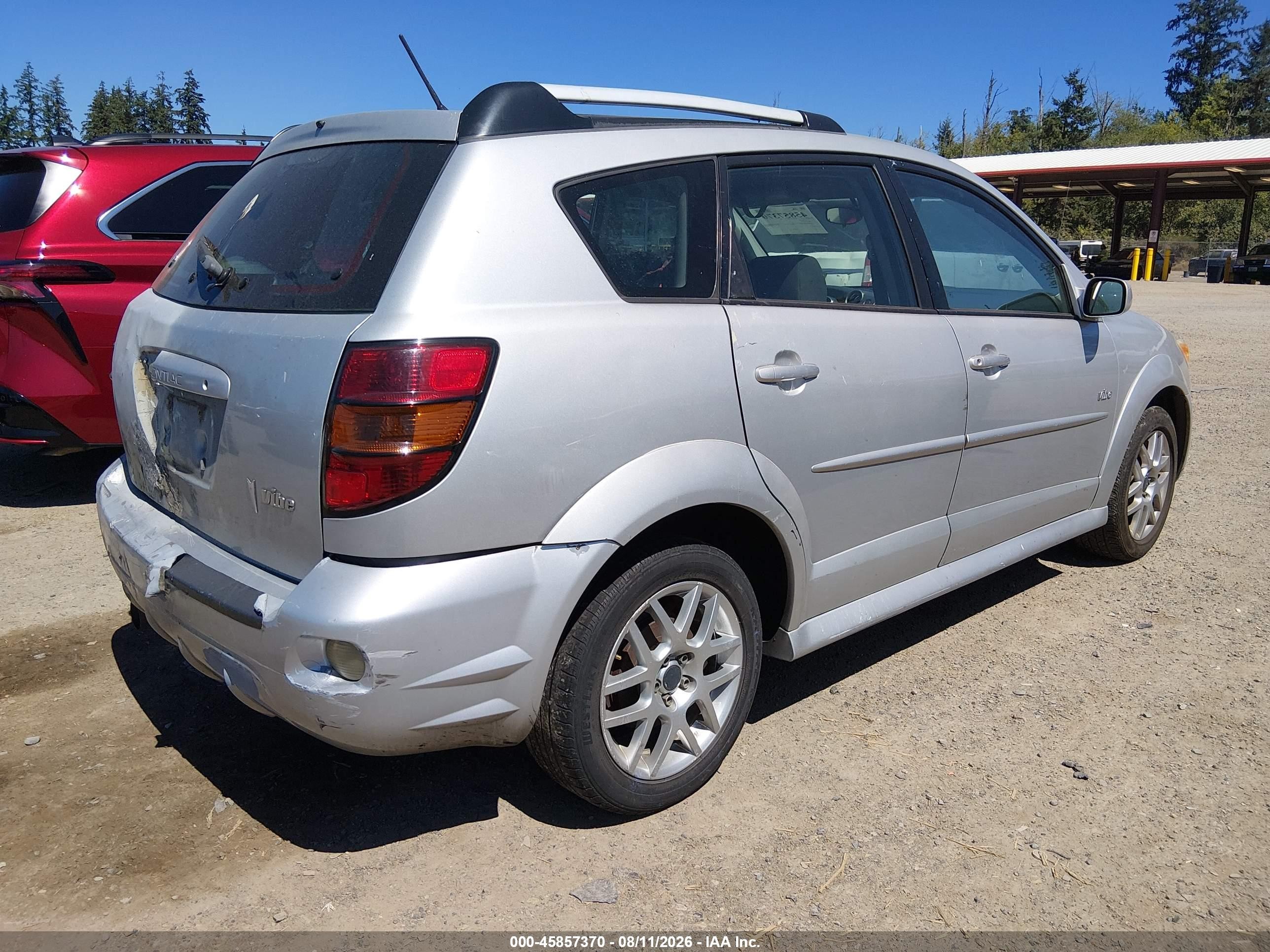 2007 Pontiac Vibe   Silver vin: 5Y2SL67857Z432457