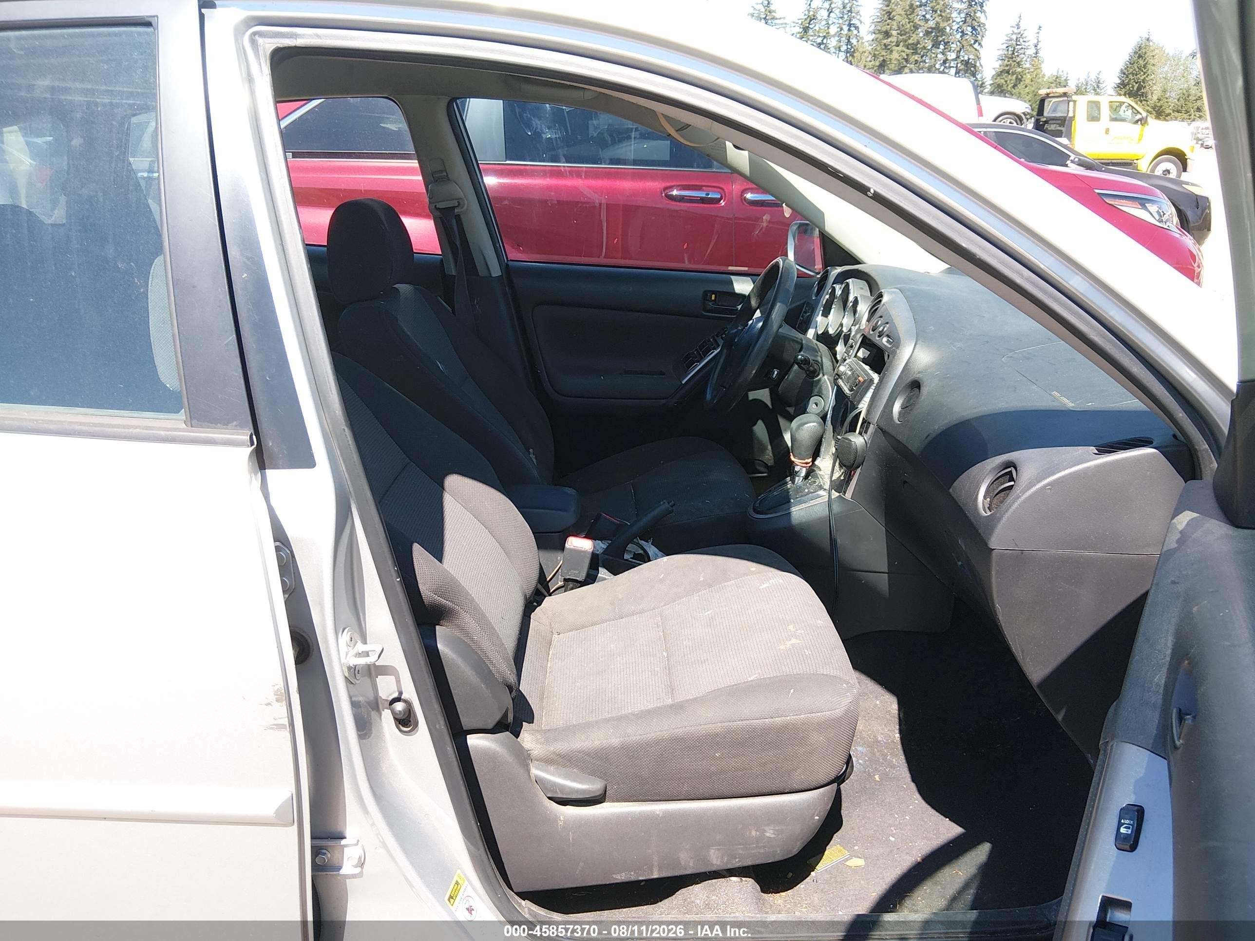 2007 Pontiac Vibe   Silver vin: 5Y2SL67857Z432457