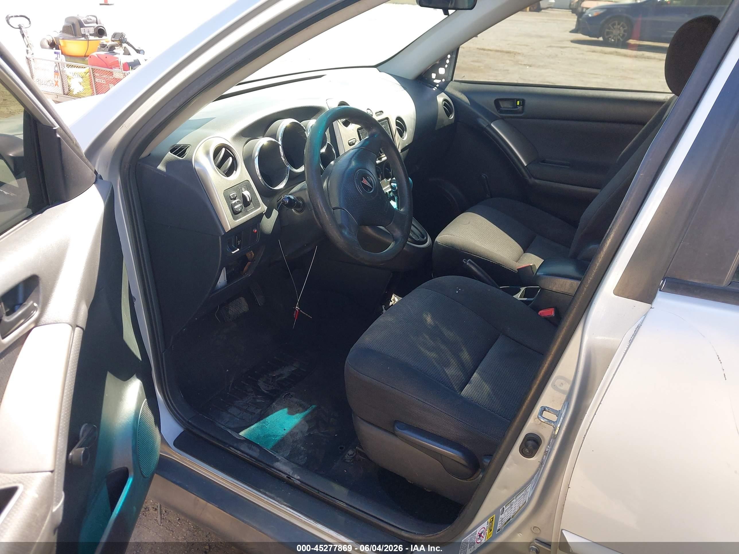 2007 Pontiac Vibe   Gray vin: 5Y2SL67857Z436492